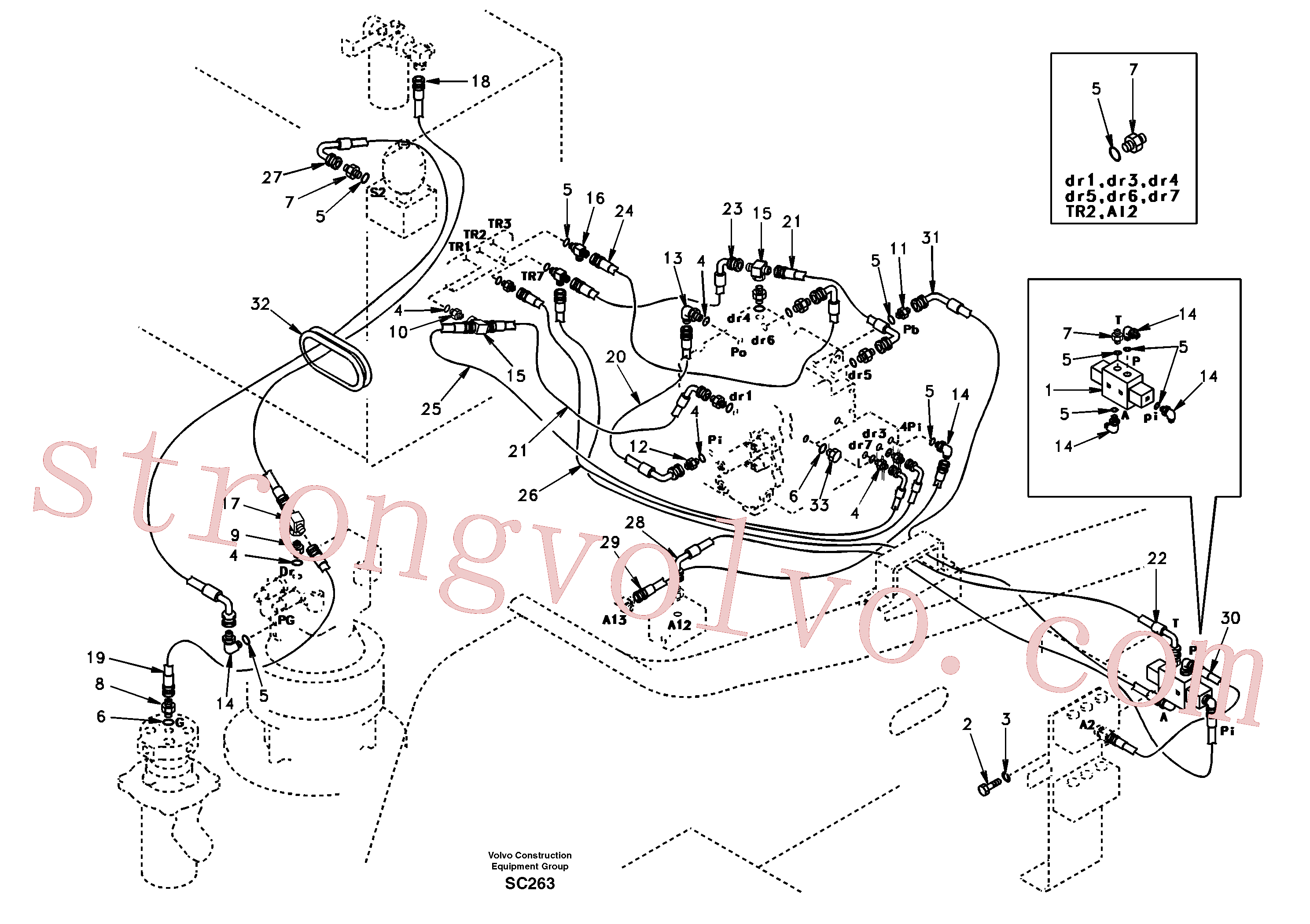 SA9453-02310 Volvo(SC263 Montagem)