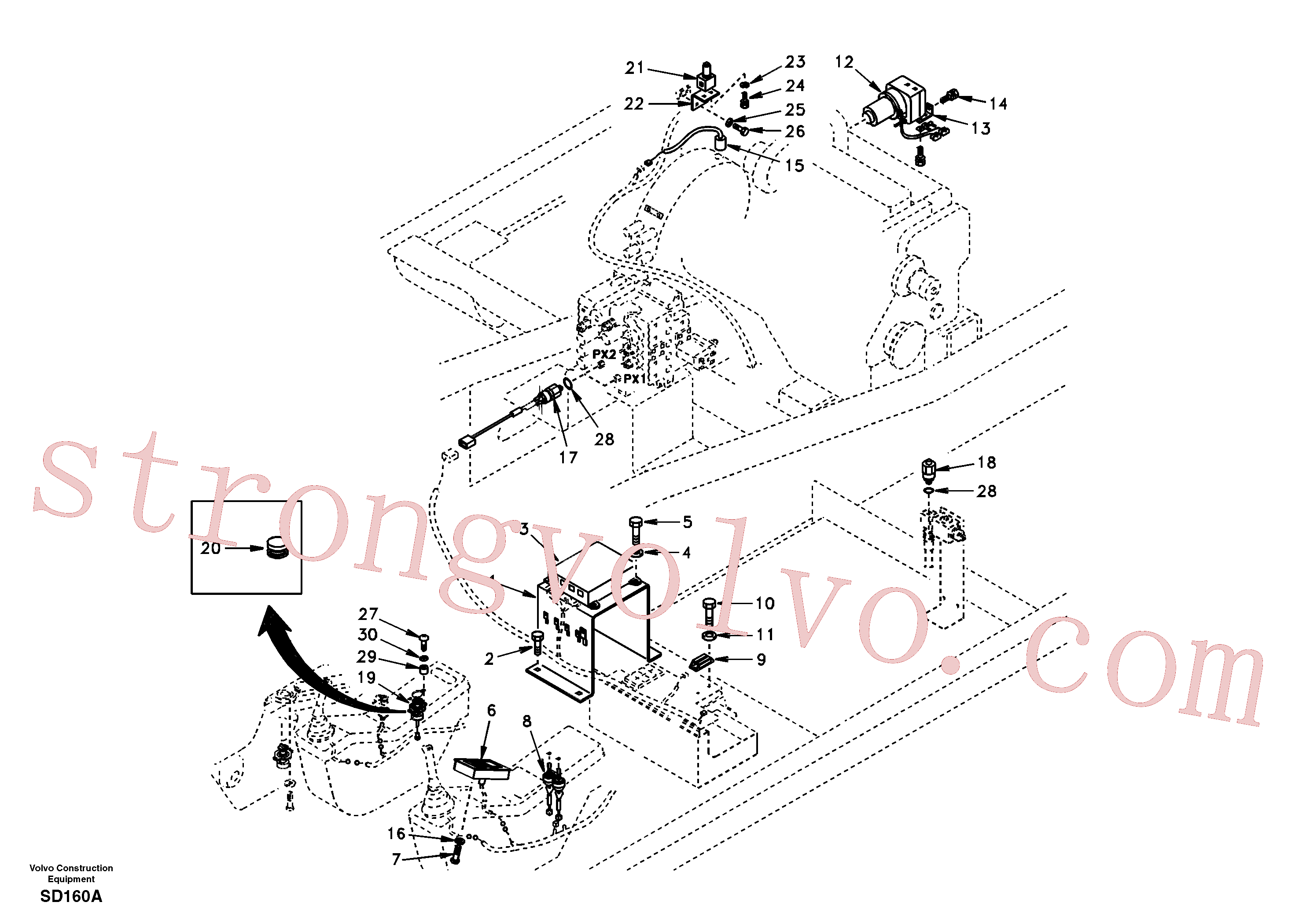 VOE14529305 Volvo(SD160A Montagem)