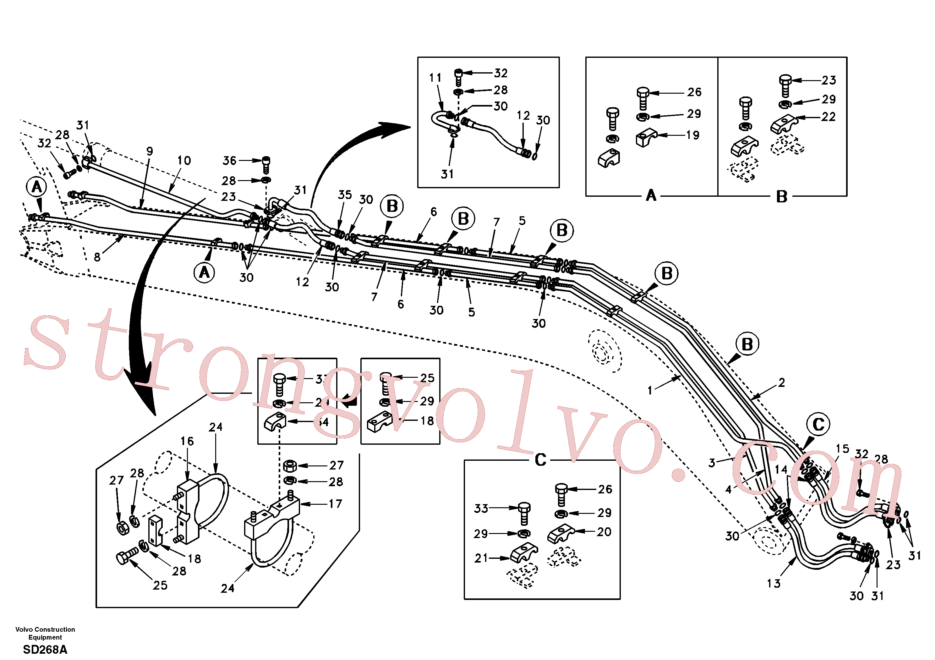 VOE937005 Volvo(SD268A Montagem)