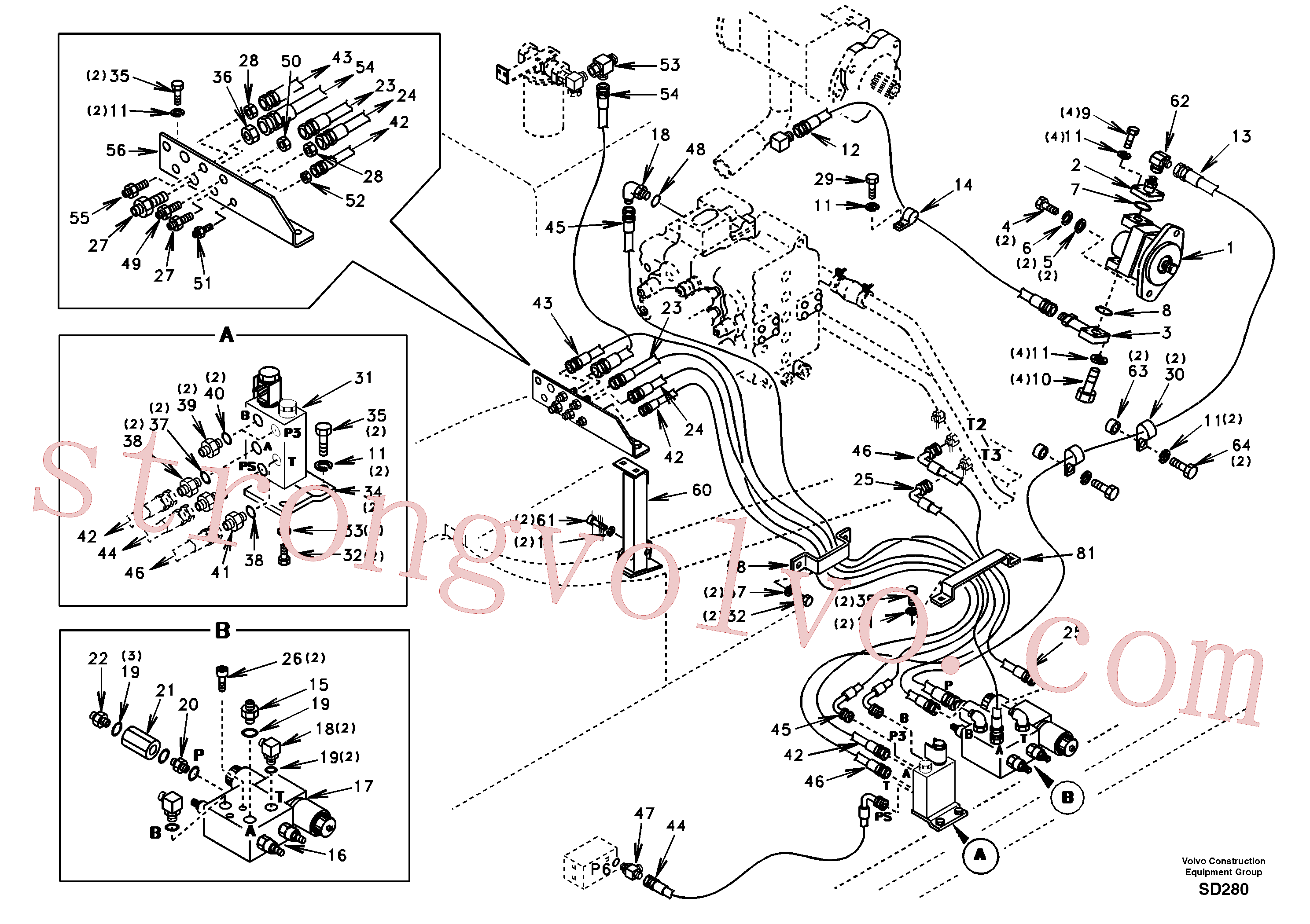 SA9451-02226 Volvo(SD280 Montagem)
