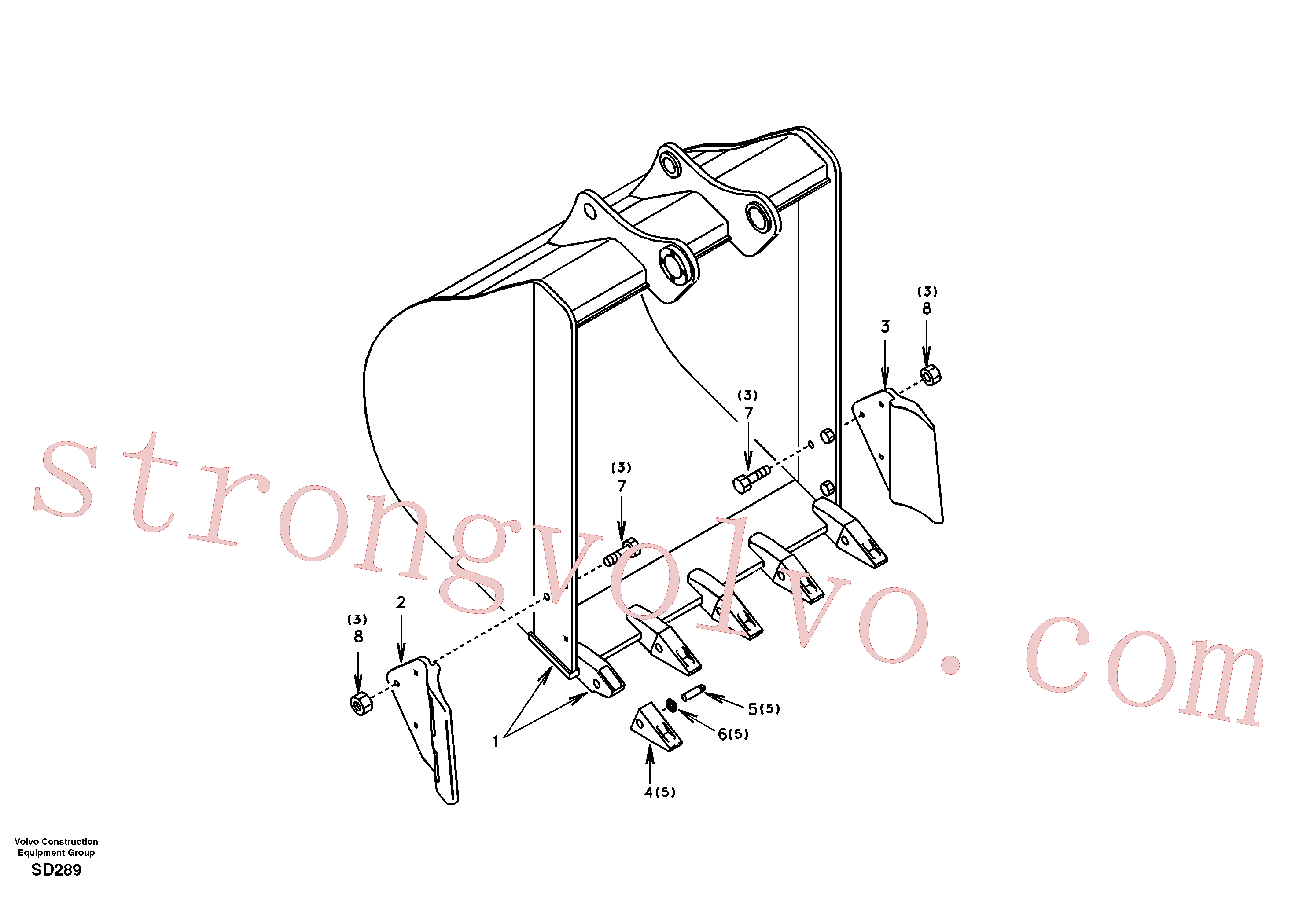 SA1171-00470 Volvo(SD289 Montagem)