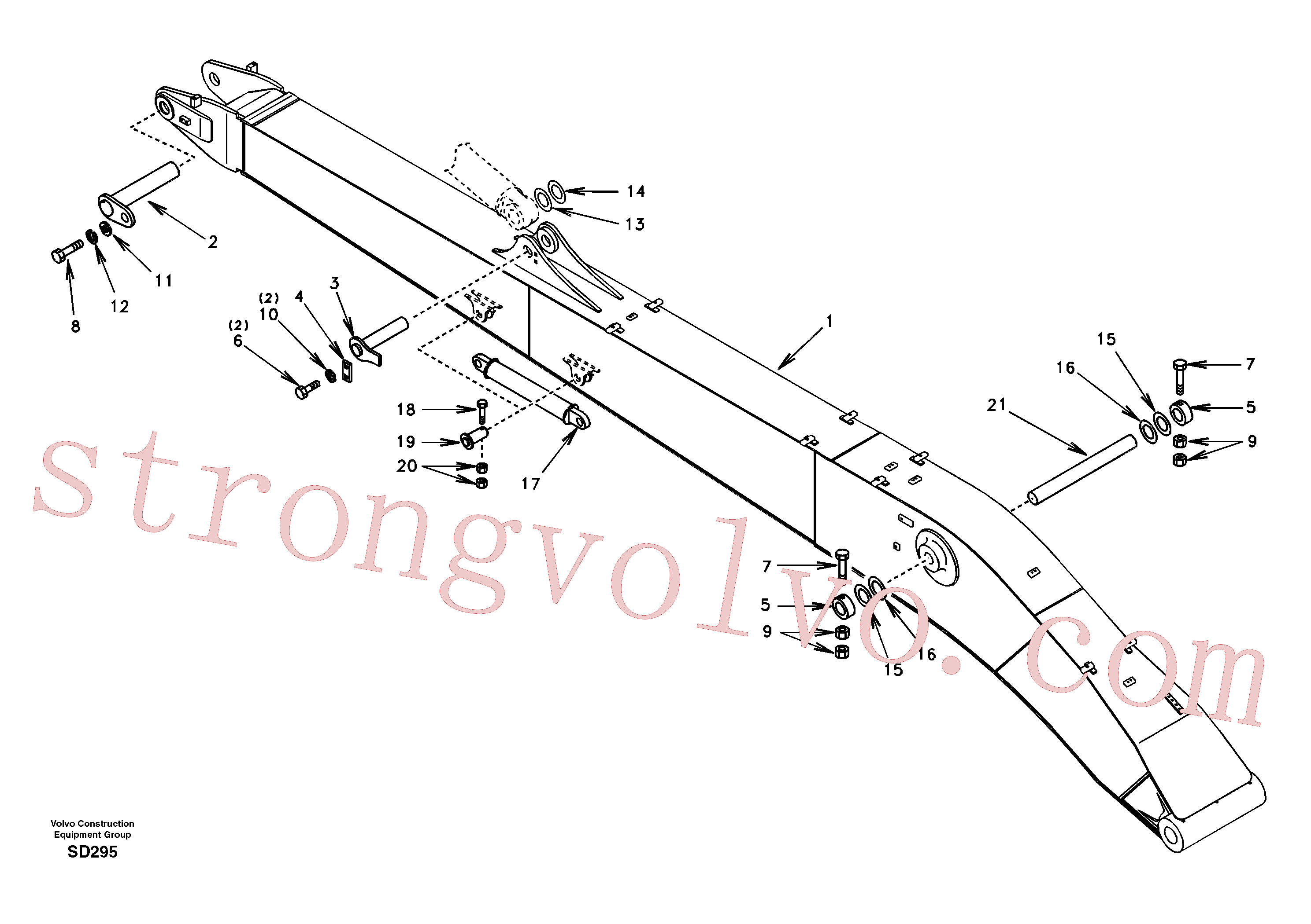 SA1073-05300 Volvo(SD295 Montagem)