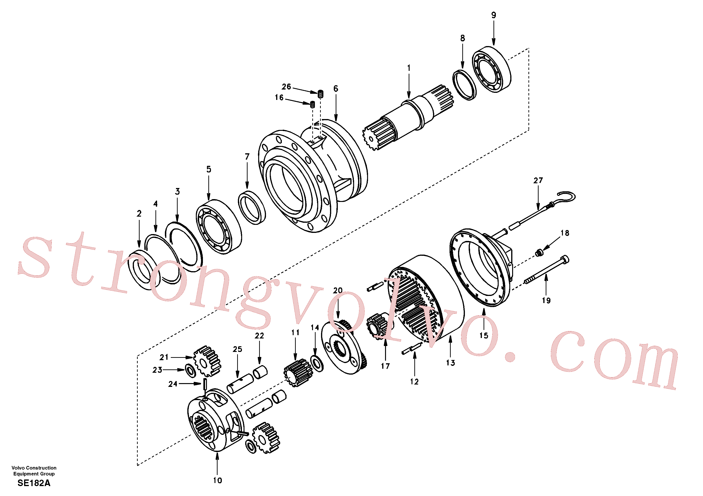 VOE14596617 Bucha Volvo escavadeira