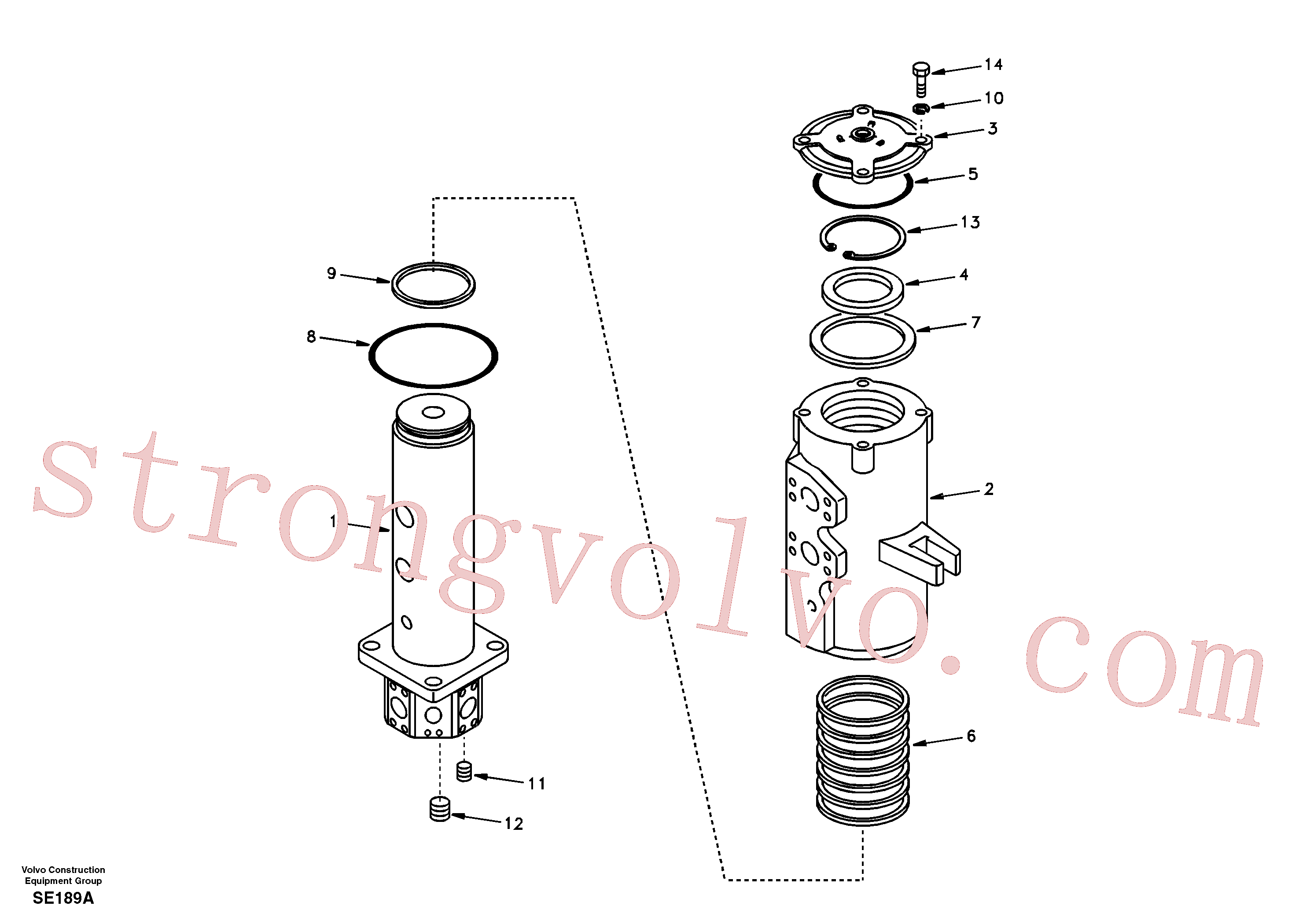 SA9415-43062 Volvo Rótula(SE189A Montagem)