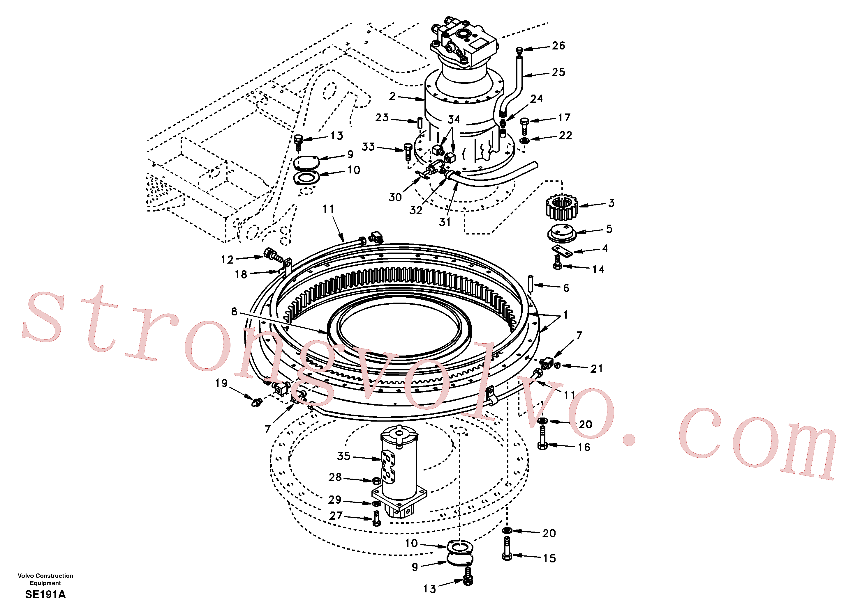 Atacado SA9411-92830 Cotovelo Volvo escavadeira