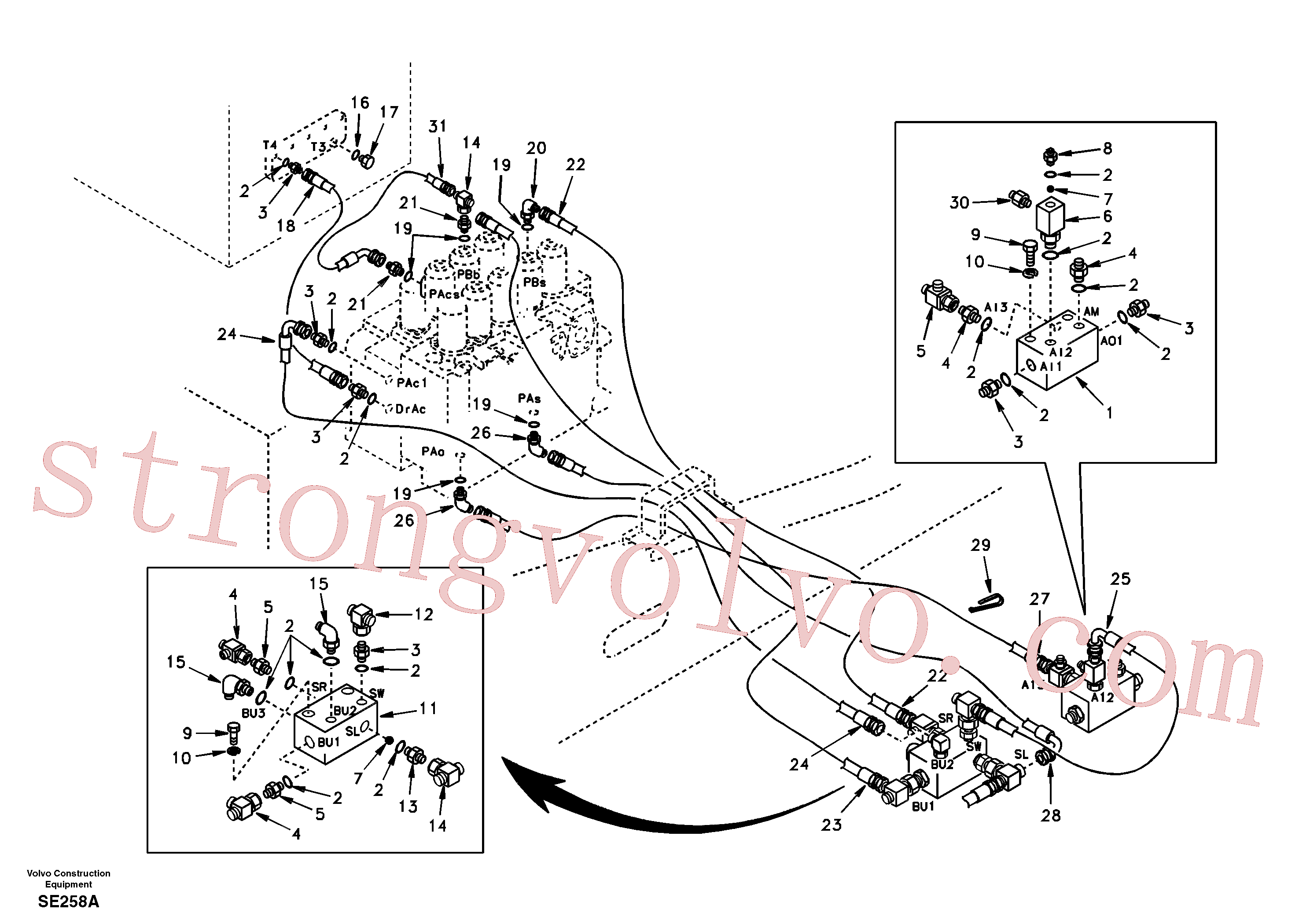 SA9451-03228 Volvo(SE258A Montagem)
