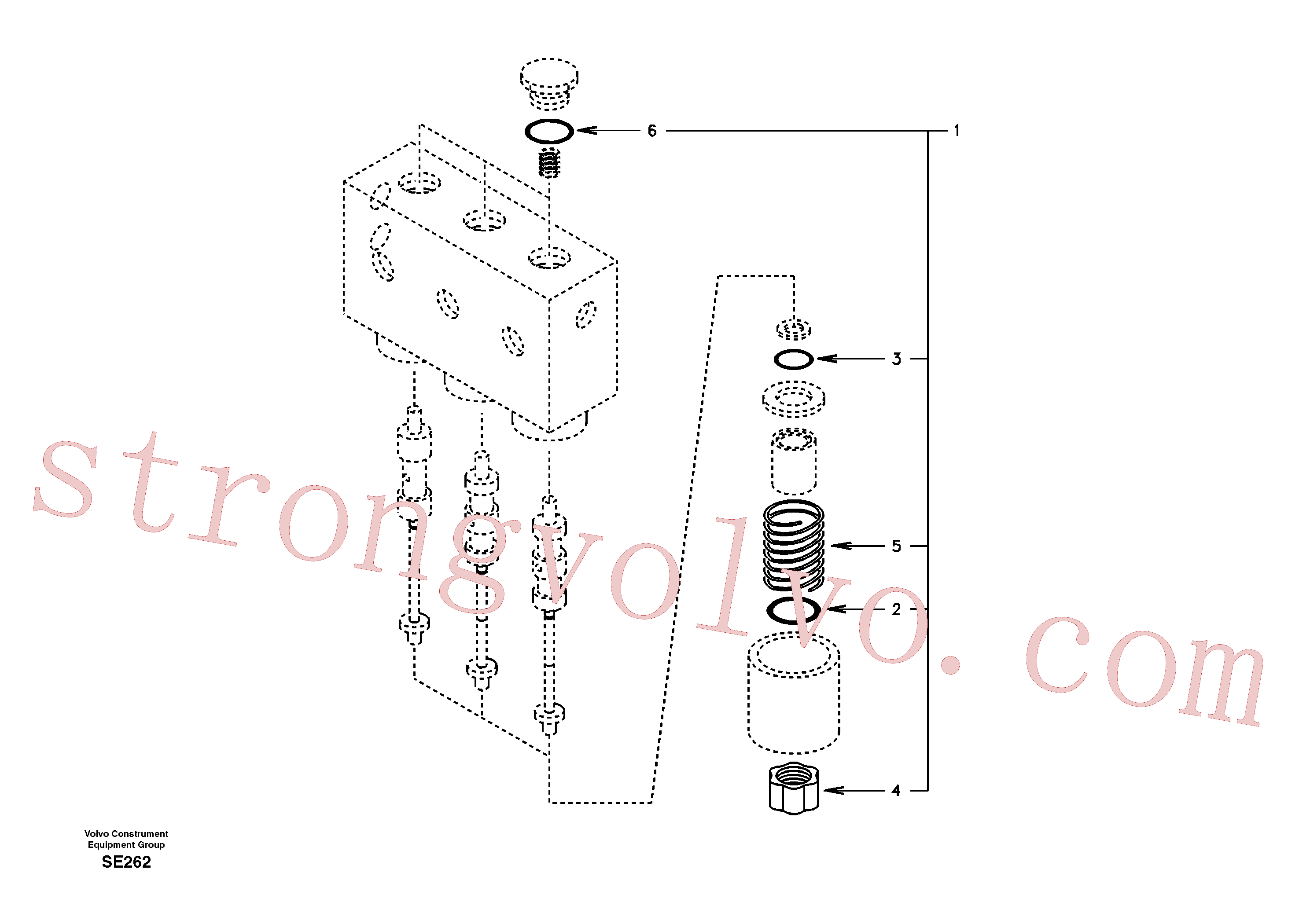 Atacado SA14503077 O-ring Volvo escavadeira