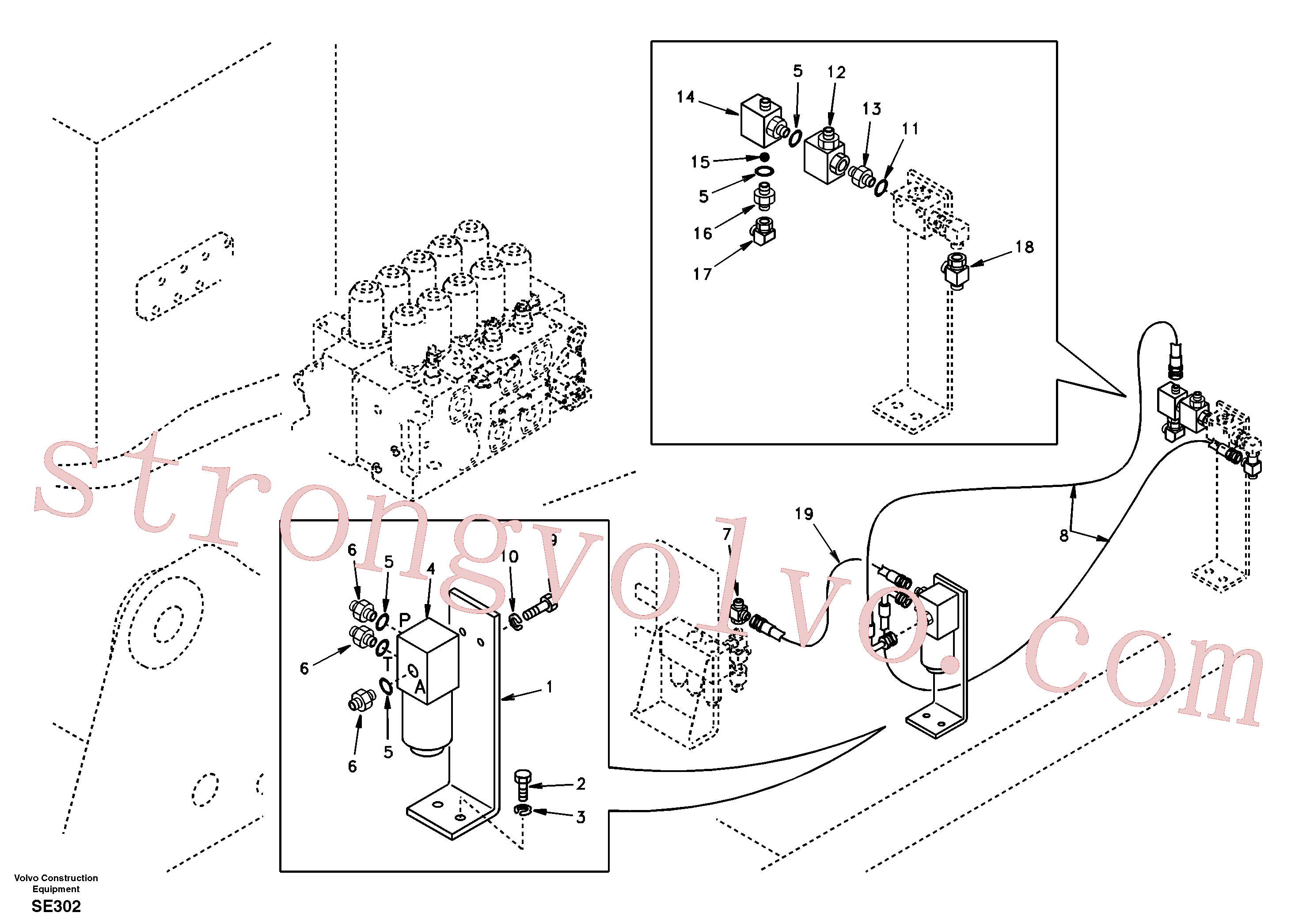 SA14511340 Support Inscreva-se para Volvo Acessórios para escavadeira
