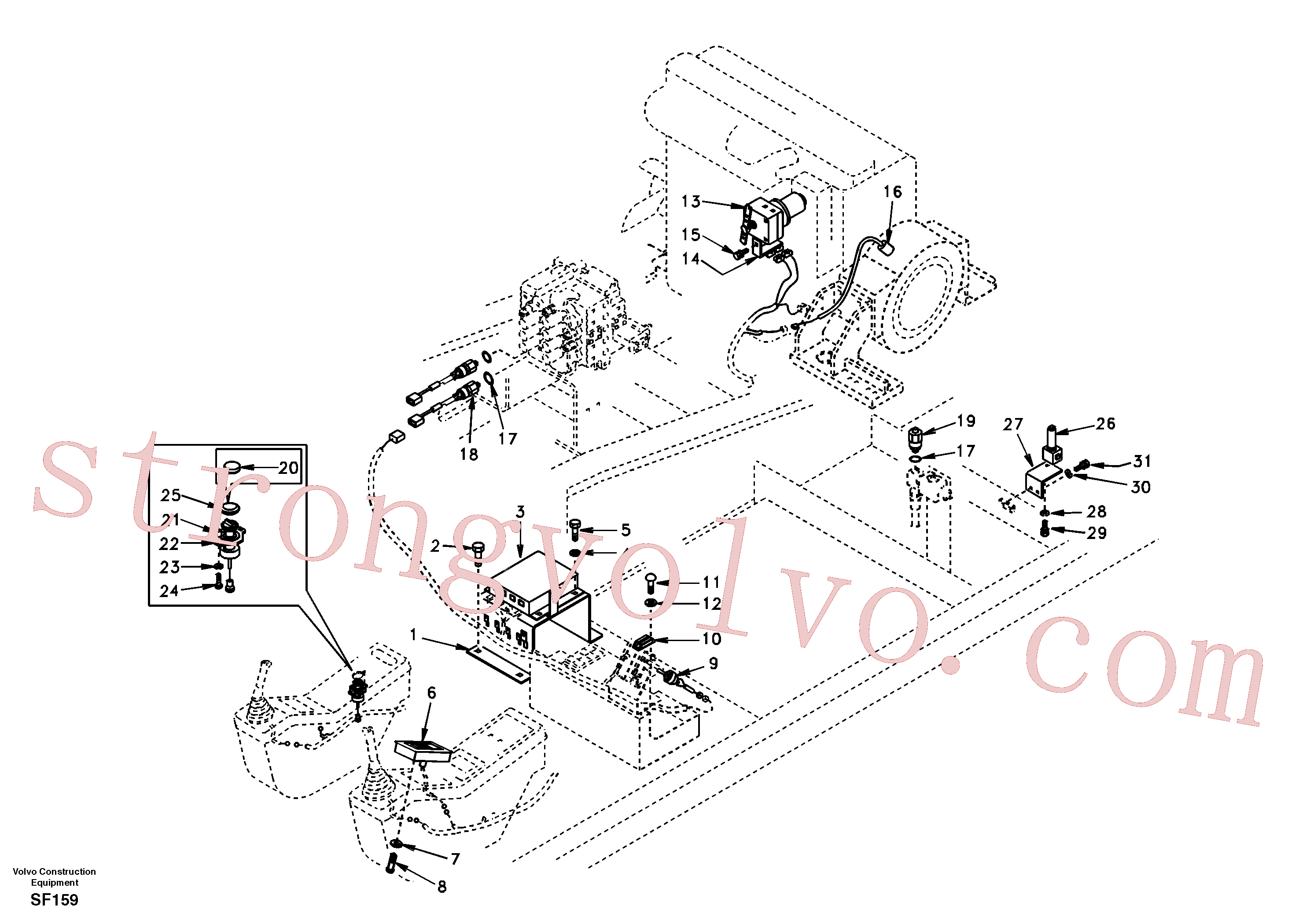 SA1127-02020 Volvo(SF159 Montagem)