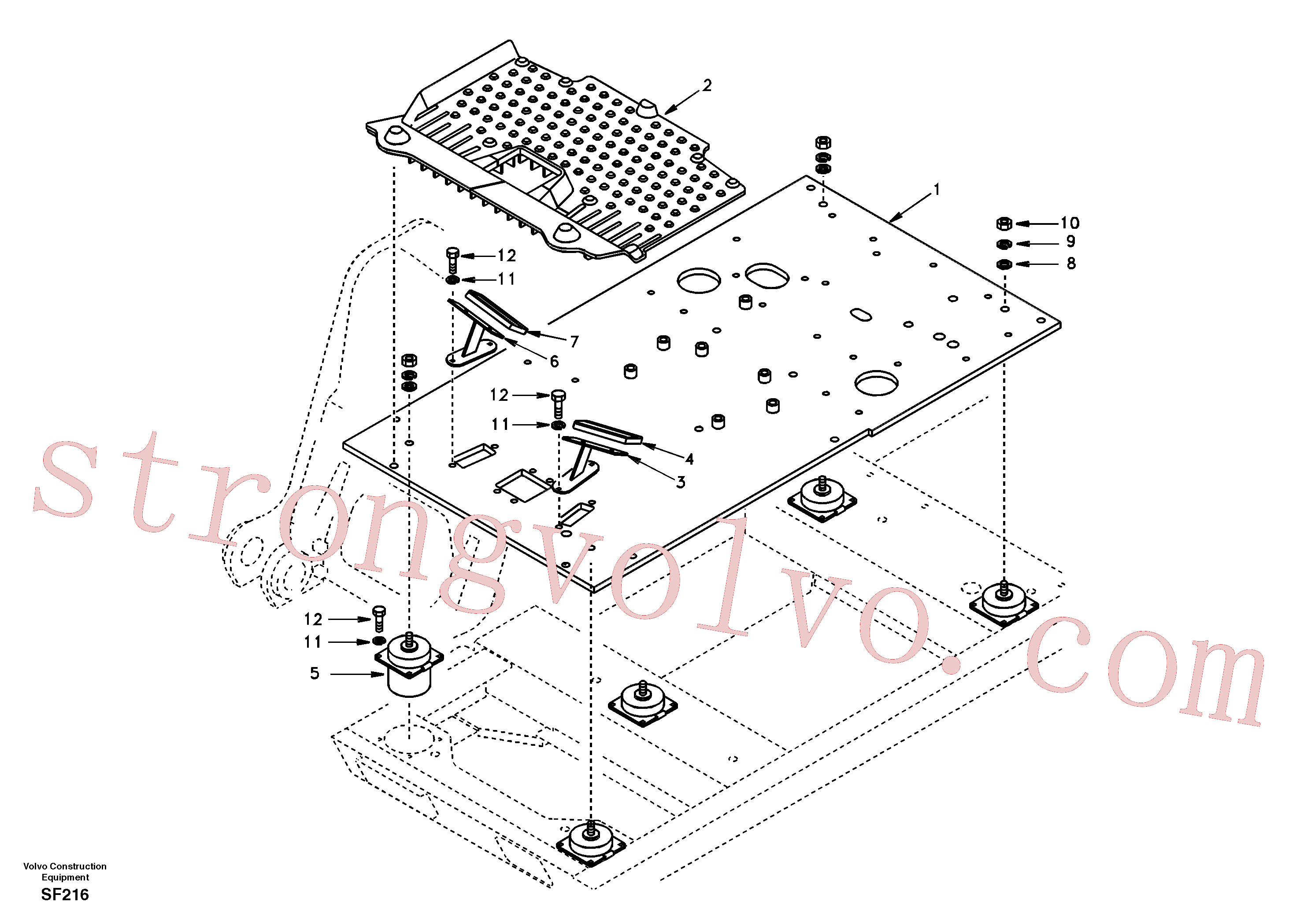 Volvo Montagem SA9213-10000 Arruela de pressão Acessórios