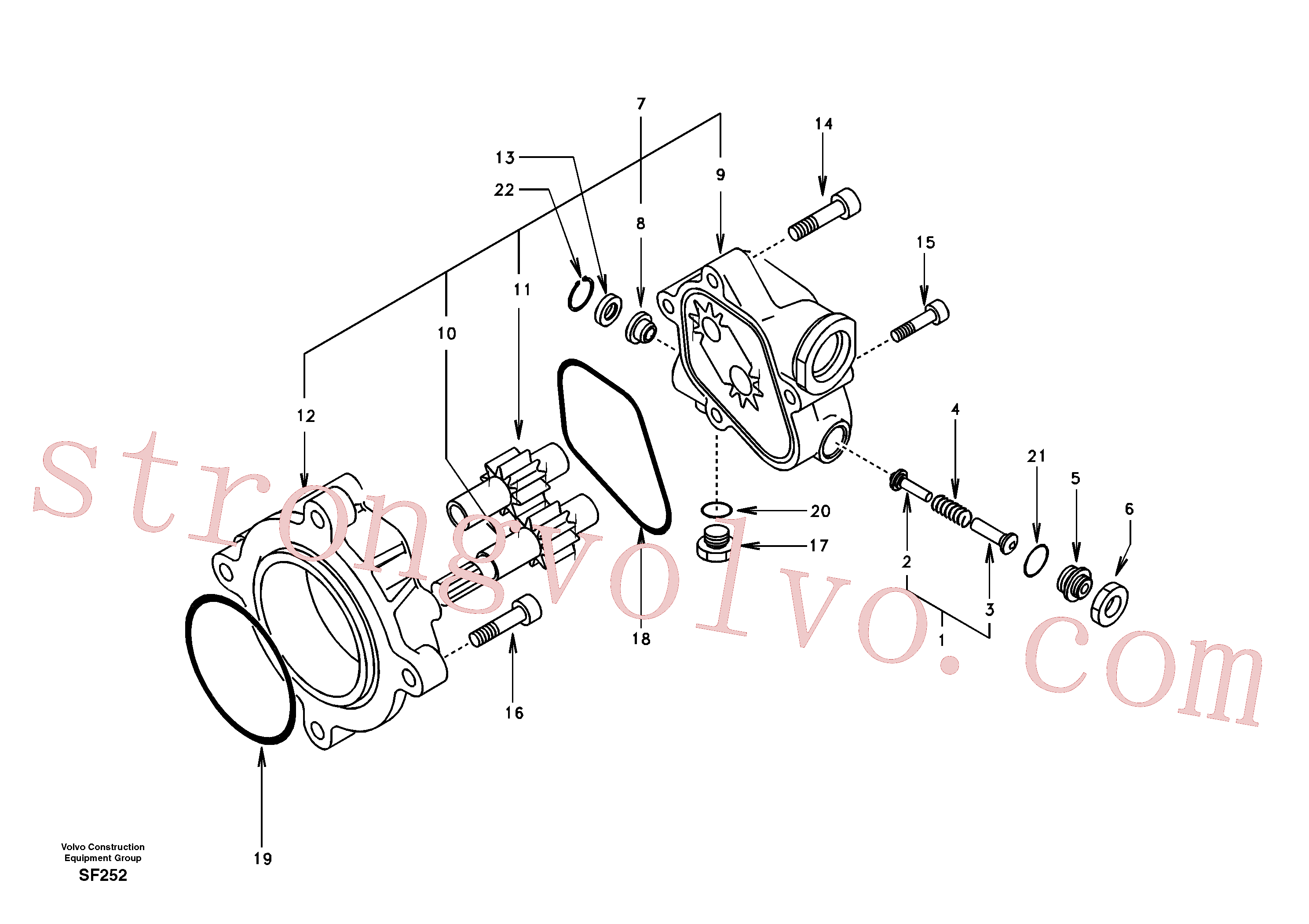 Atacado SA8230-26230 Socket Volvo escavadeira