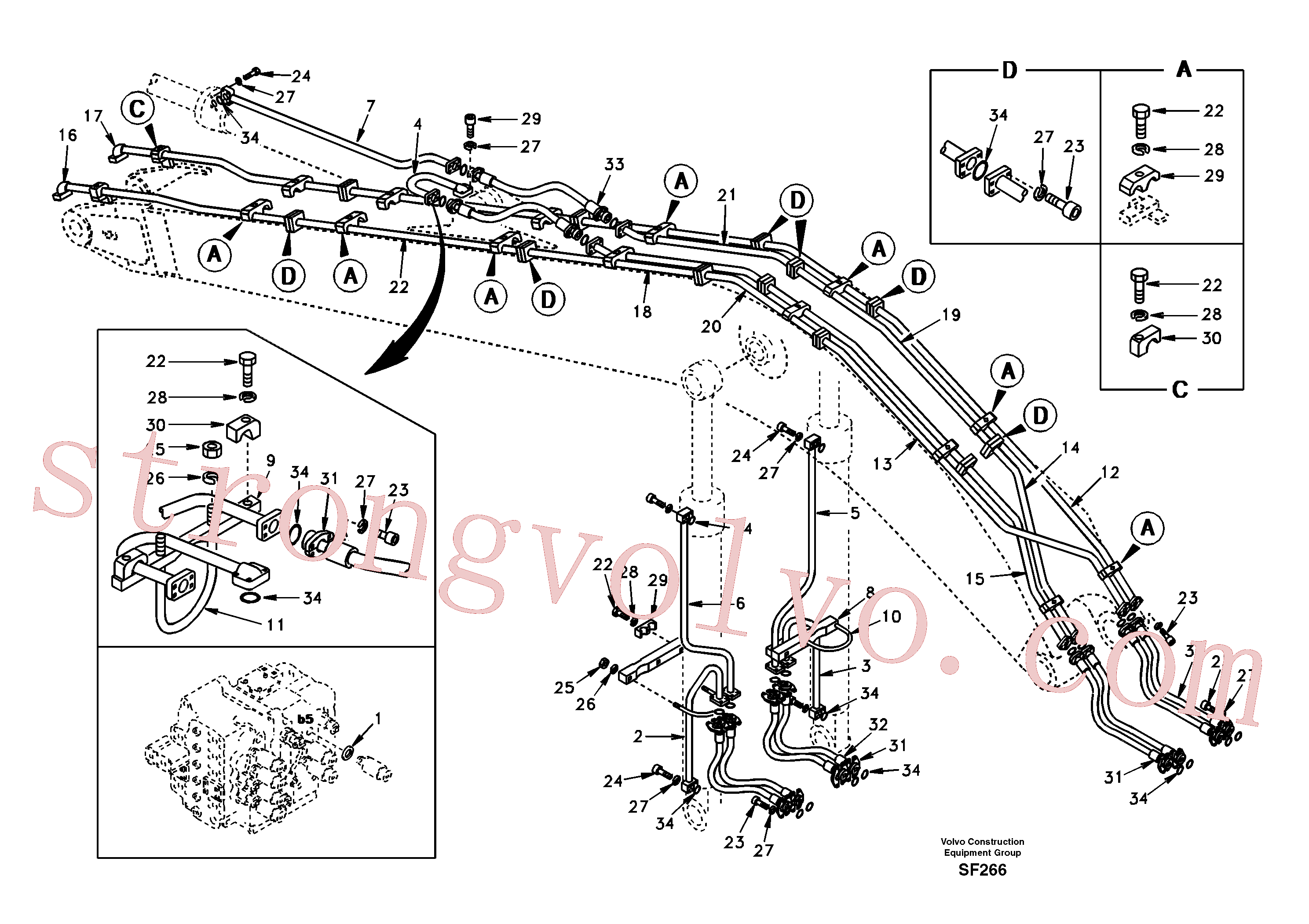 SA1074-03091 Volvo(SF266 Montagem)