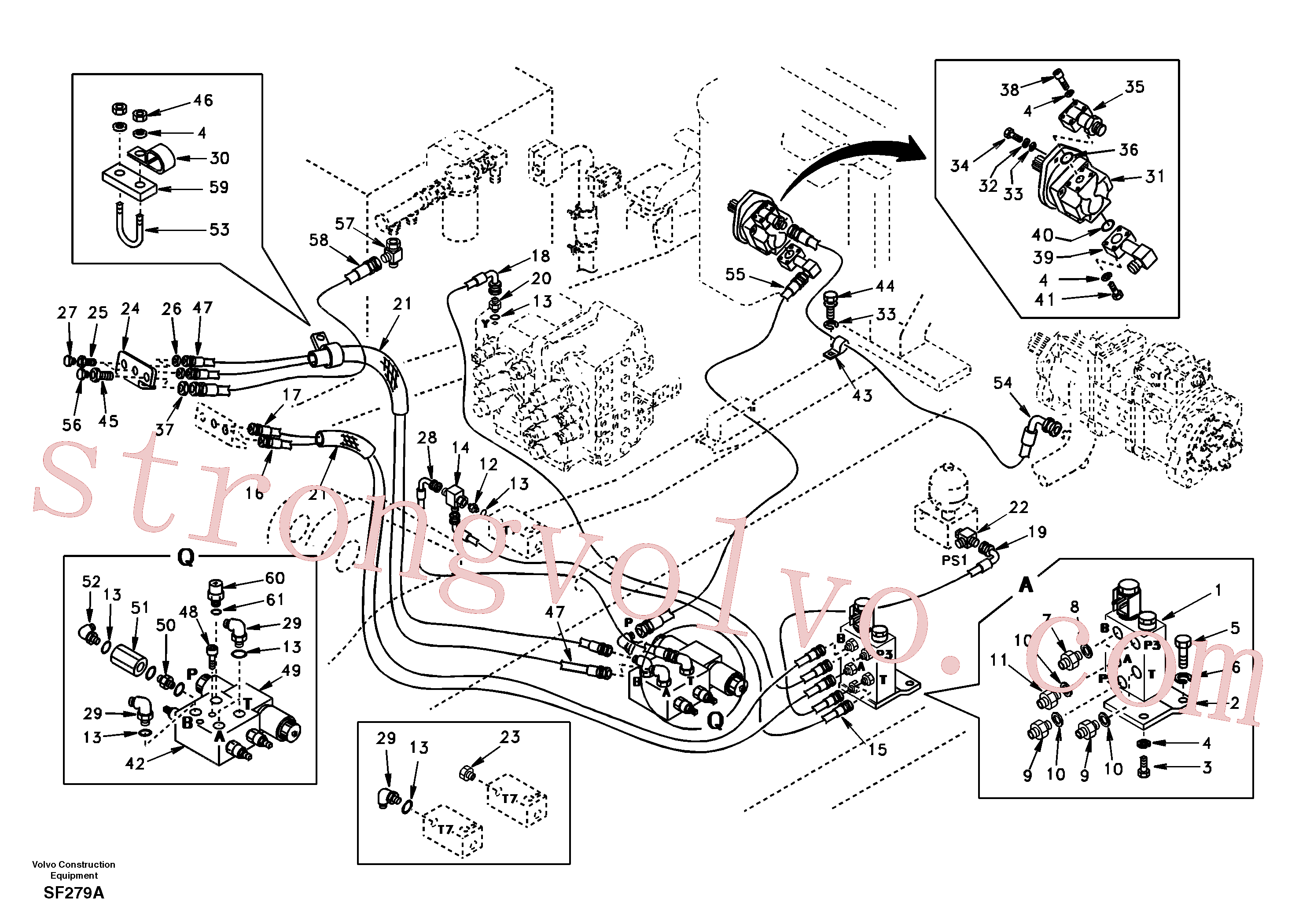 SA7210-00940 Volvo(SF279A Montagem)