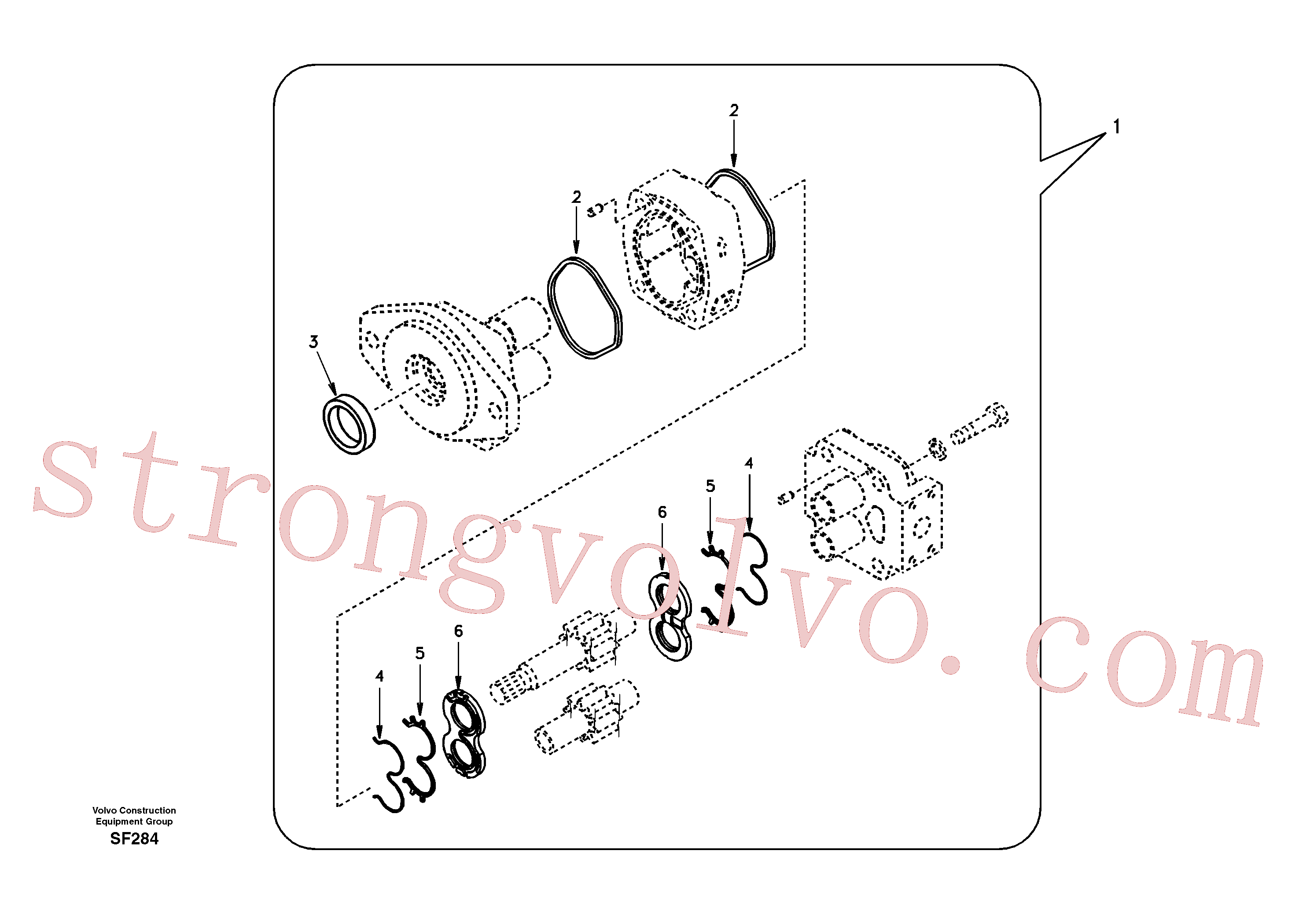 SA7210-00940 Gear Pump Volvo escavadeira