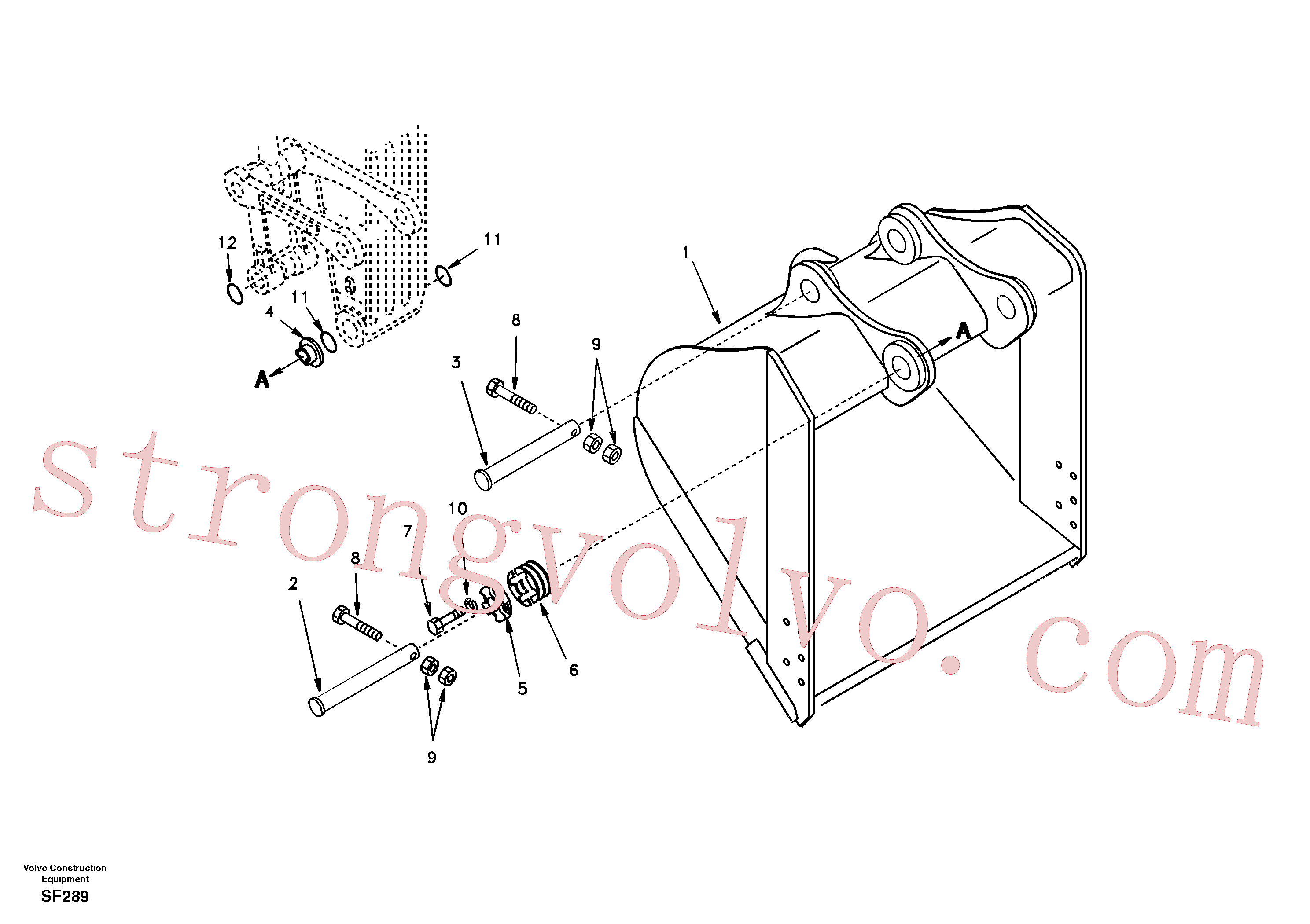 SA1172-04080 Volvo(SF289 Montagem)