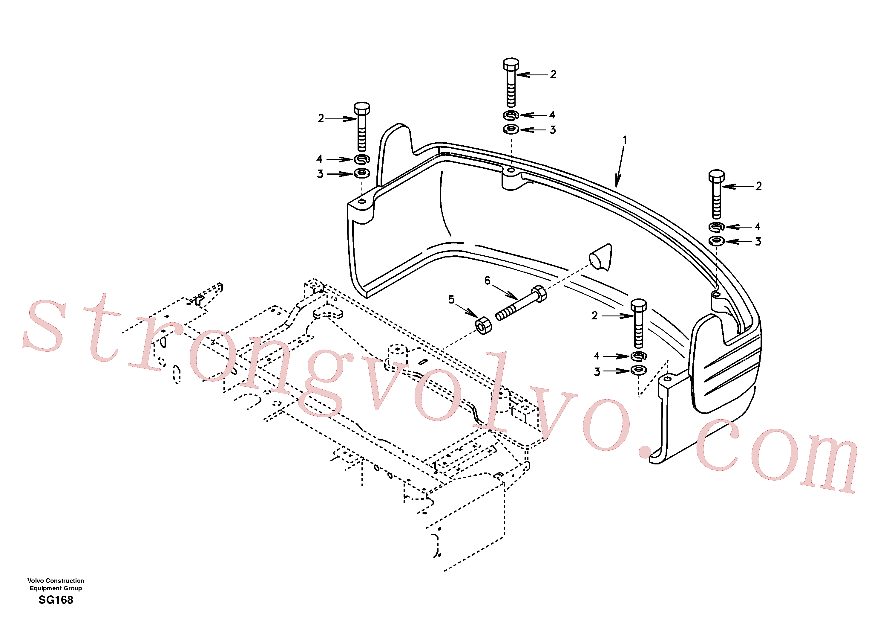 SA2073-00920 Volvo Contrapesos(SG168 Montagem)
