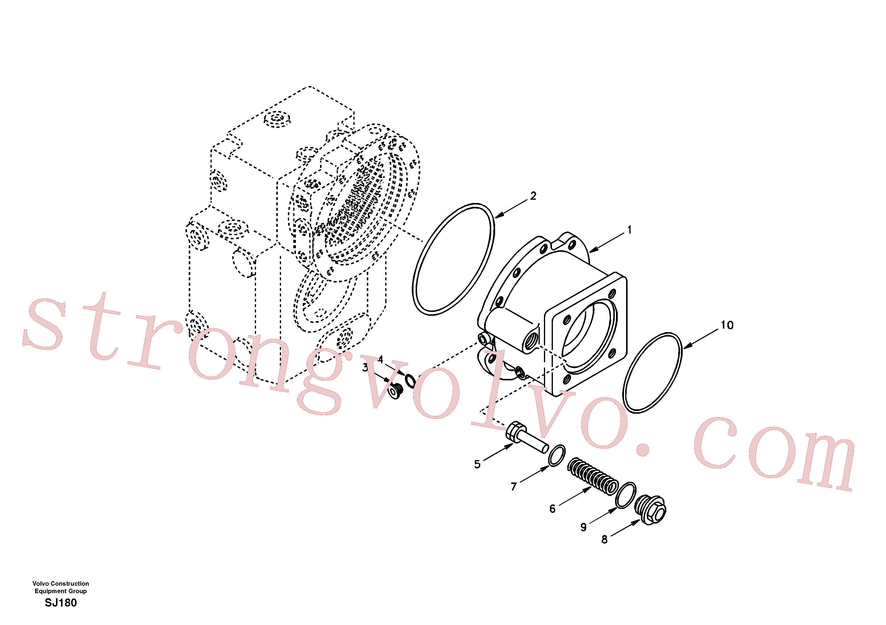 SA8220-05260 Volvo(SJ180 Montagem)