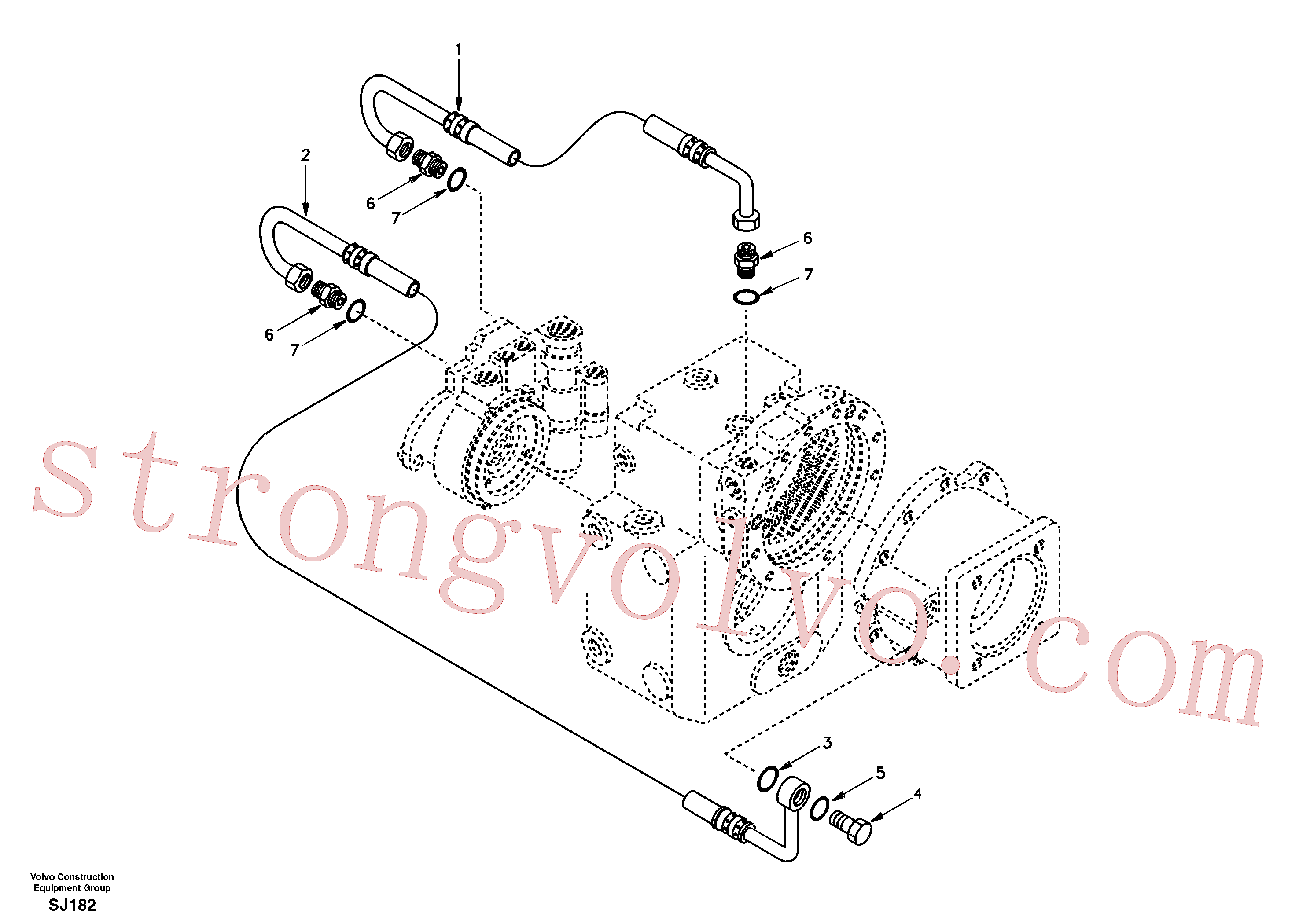 SA8220-05610 Volvo(SJ182 Montagem)