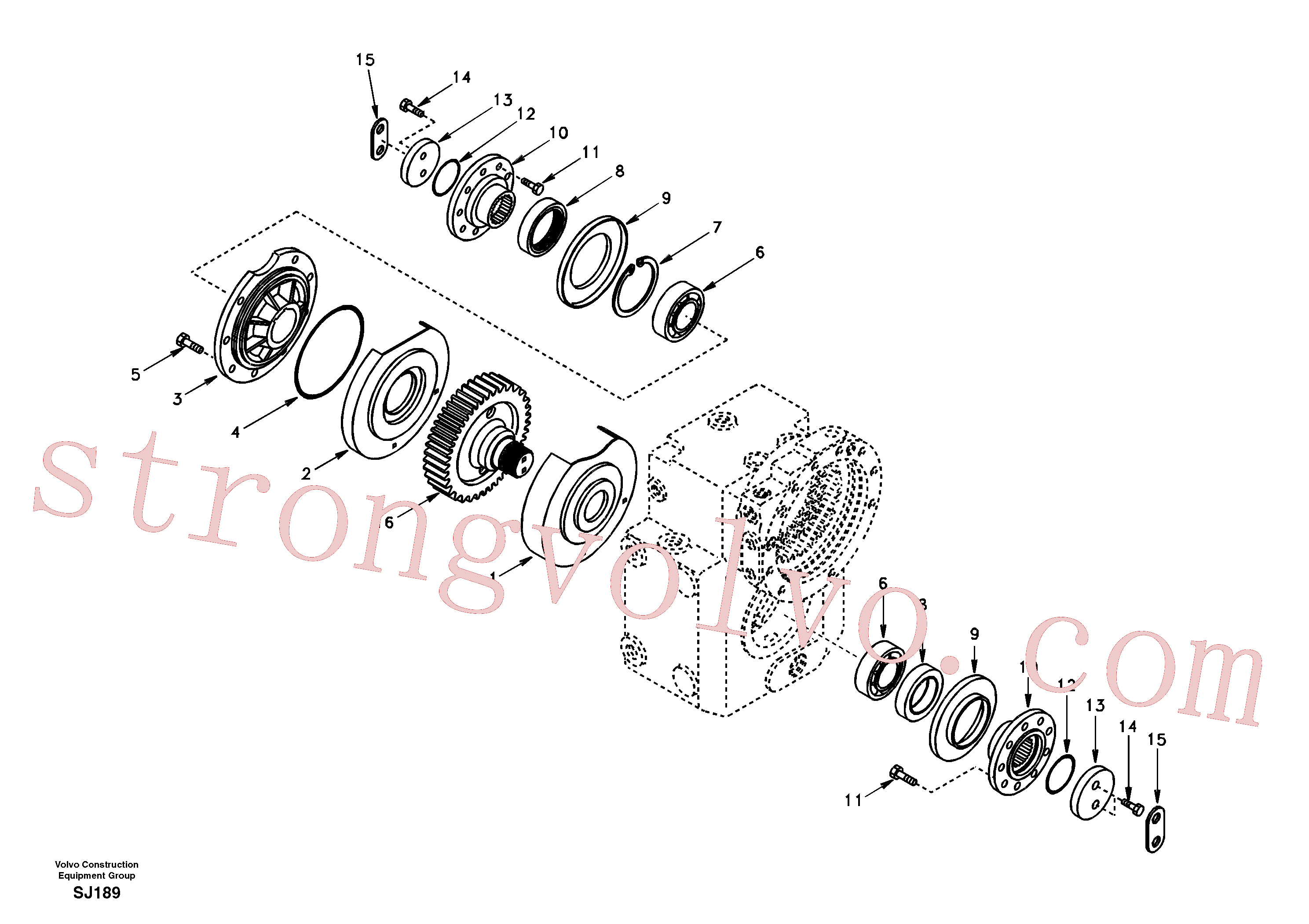 SA1132-00040 Volvo(SJ189 Montagem)