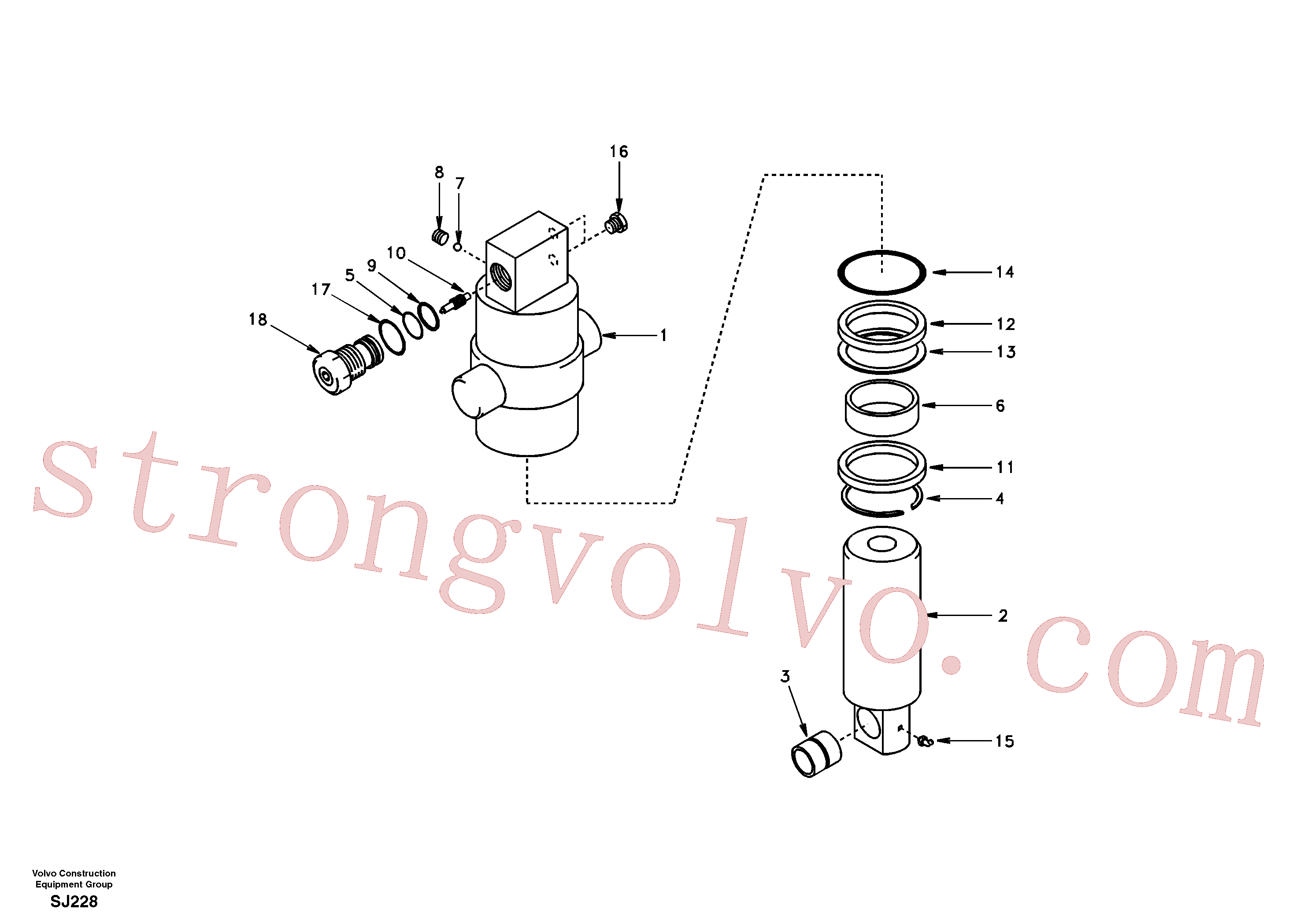 SA1046-03910 Volvo(SJ228 Montagem)