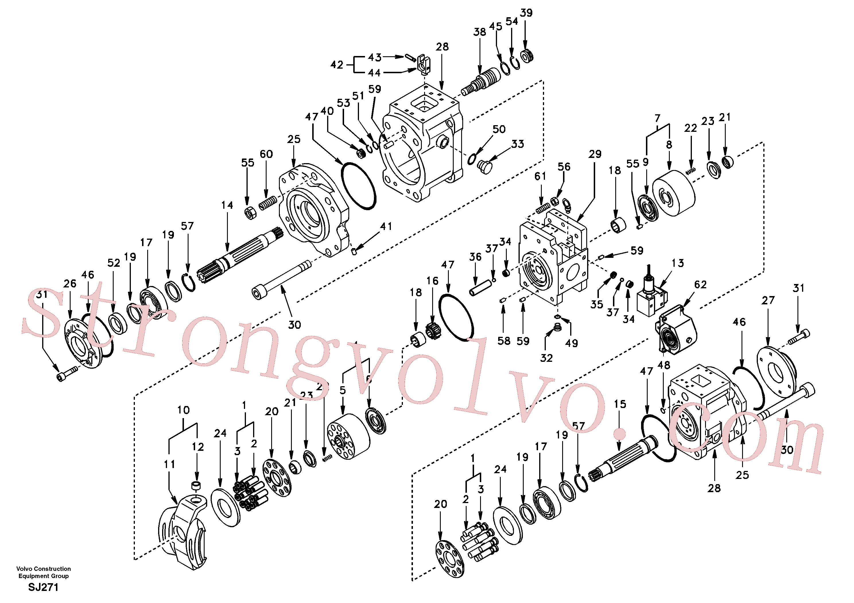 SA8230-09650 Volvo Bomba hidráulica(SJ271 Montagem)