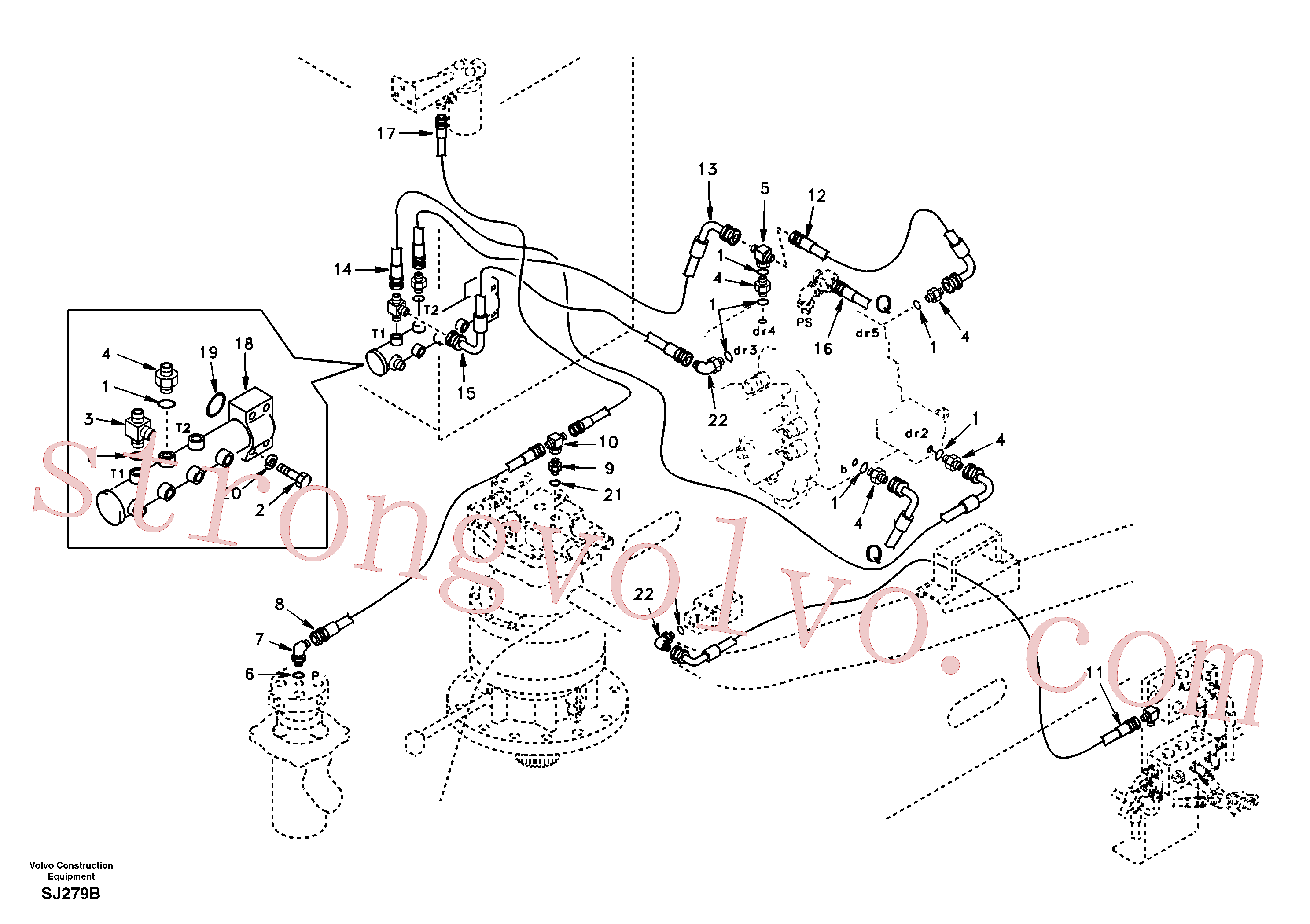 SA9453-02311 Volvo(SJ279B Montagem)