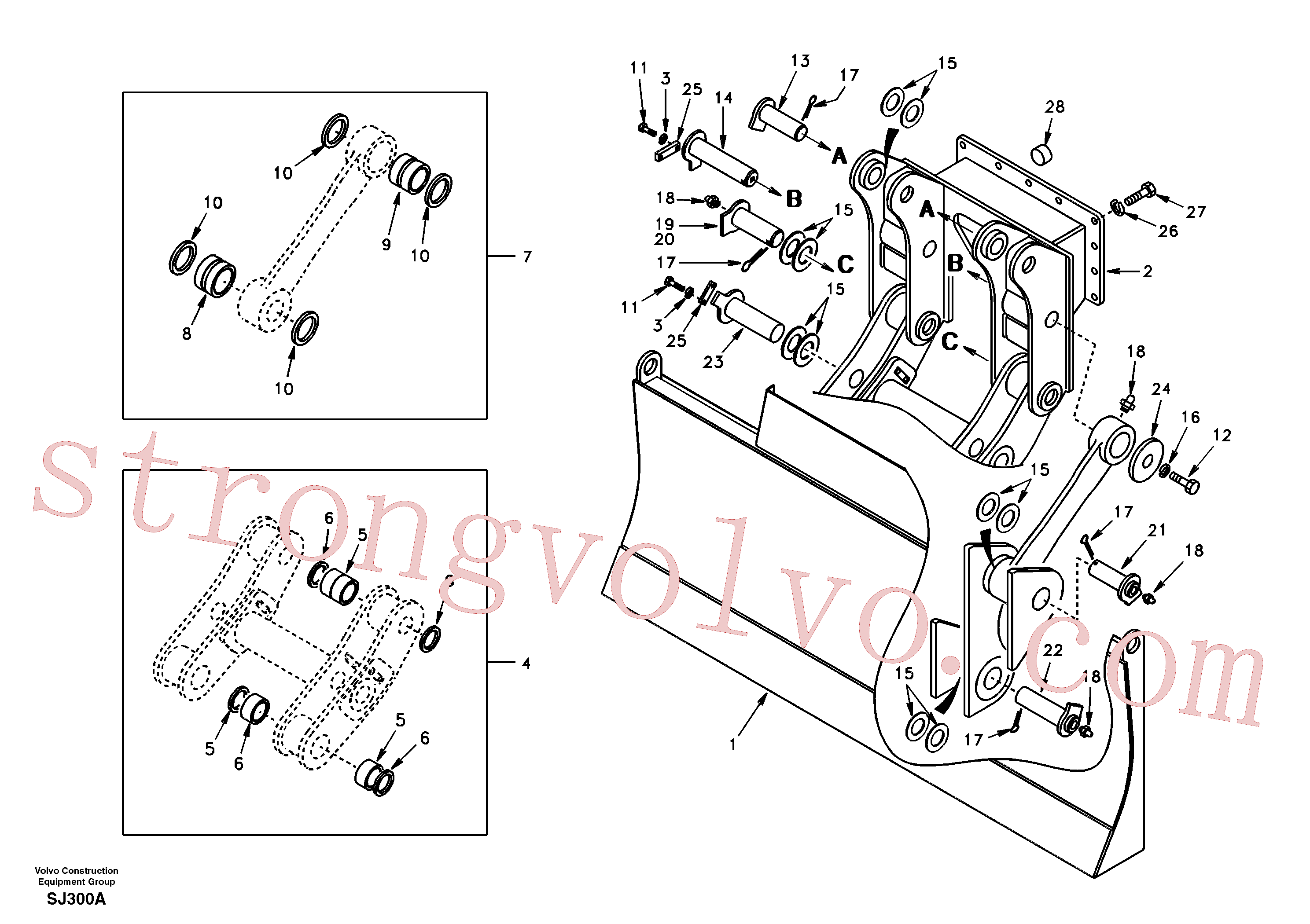 SA9561-06530 Volvo(SJ300A Montagem)