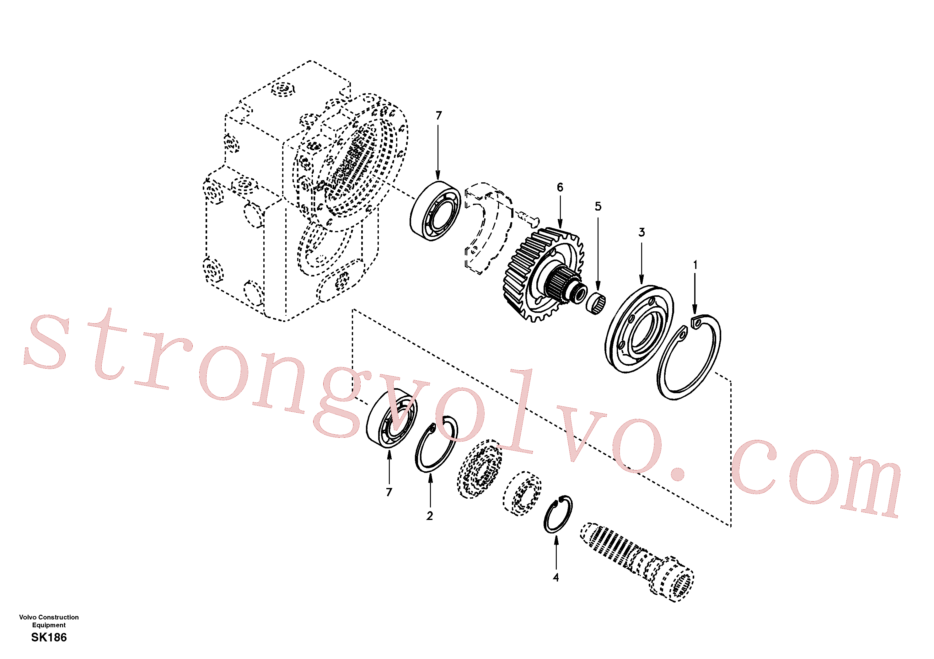 SA1132-00040 Volvo(SK186 Montagem)