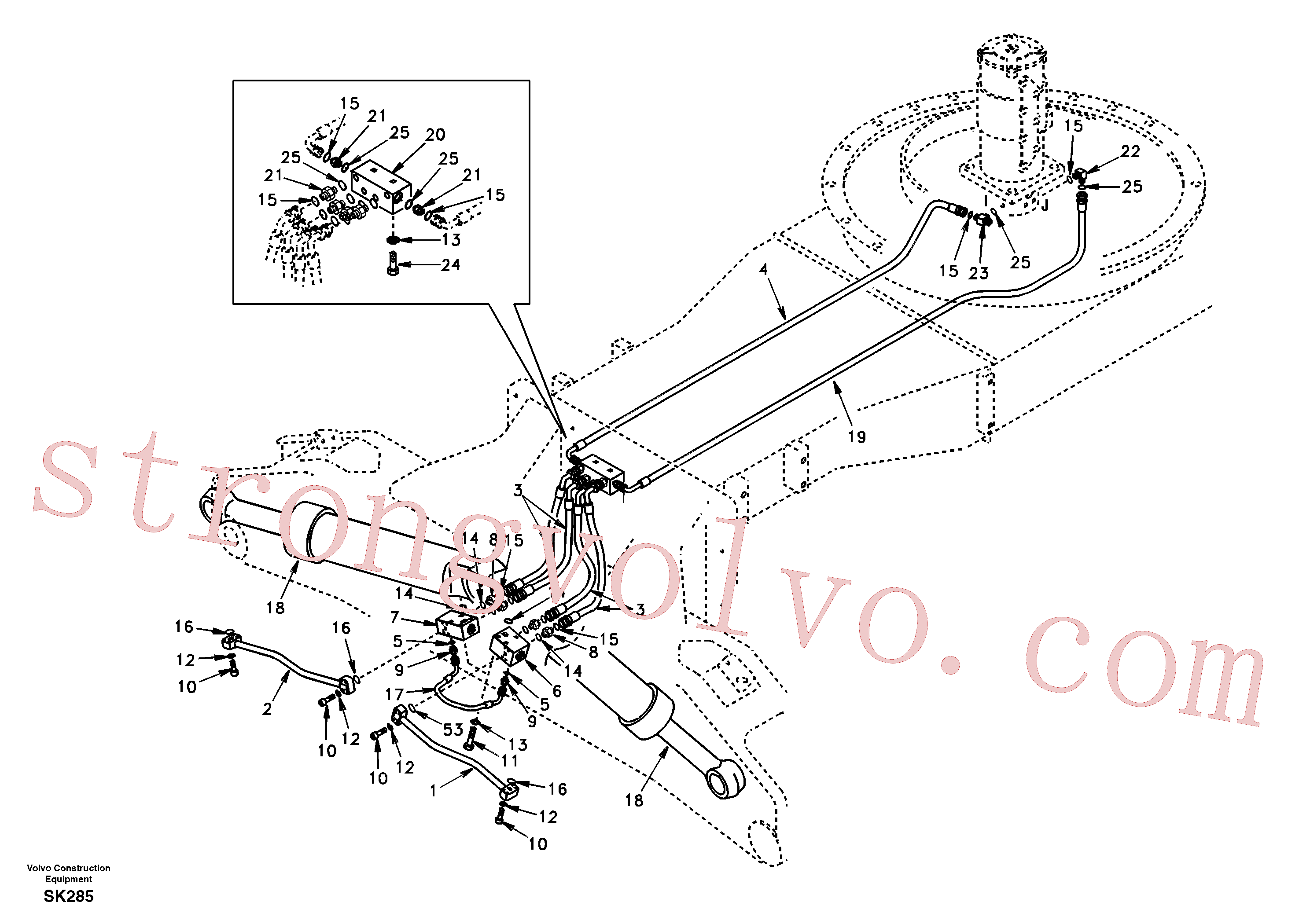 VOE938578 Volvo(SK285 Montagem)