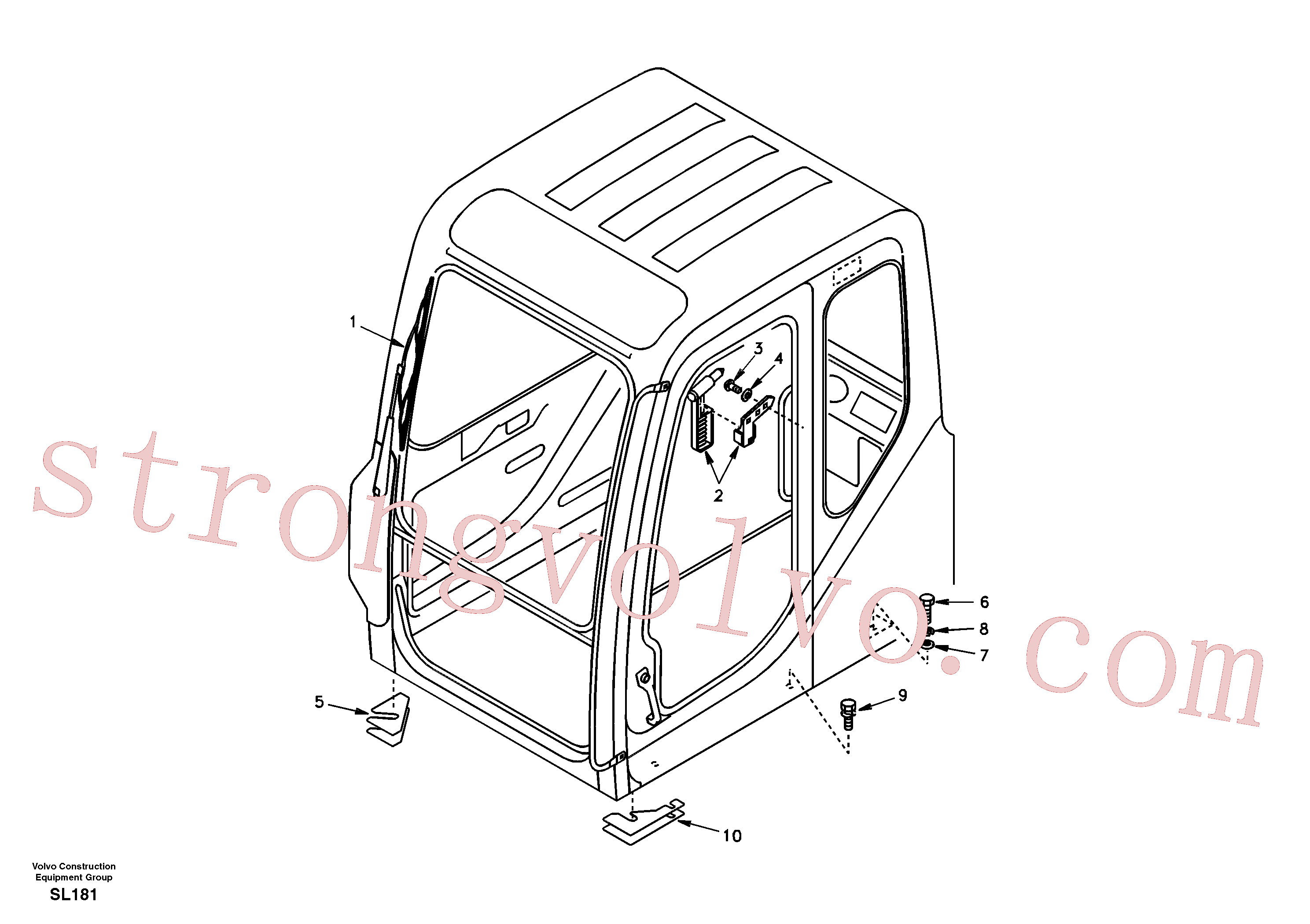 SA9211-16000 Washer Inscreva-se para Volvo Acessórios para escavadeira