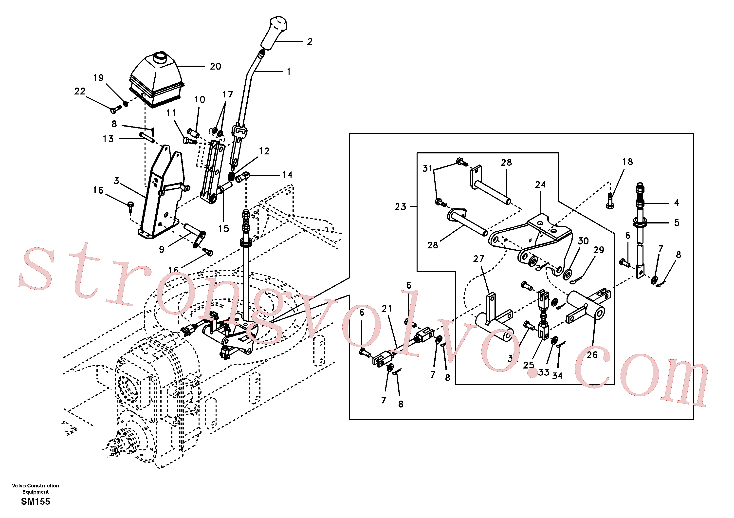 SA9042-10502 Volvo(SM155 Montagem)