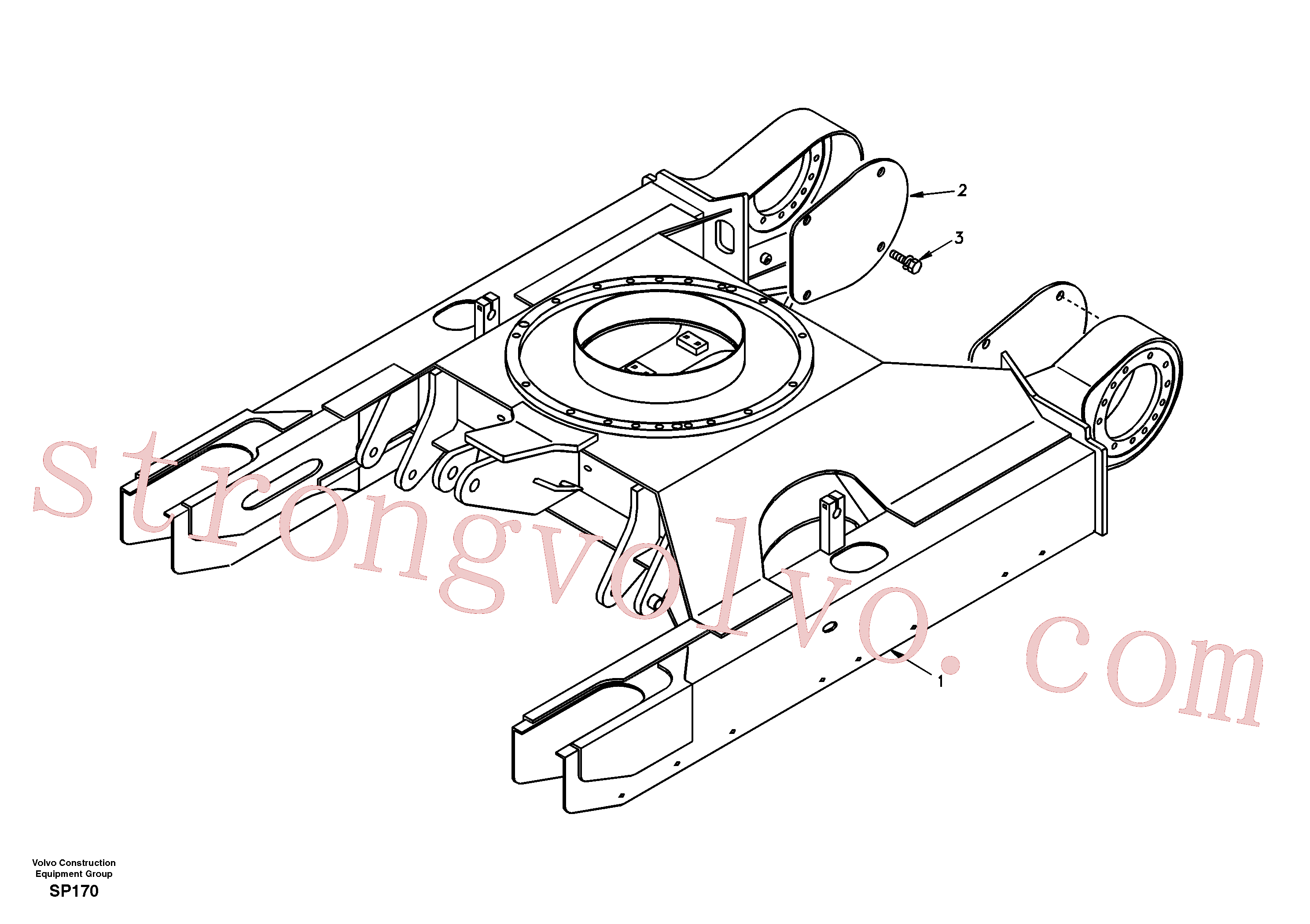 SA9041-11005 Volvo Substrutura(SP170 Montagem)