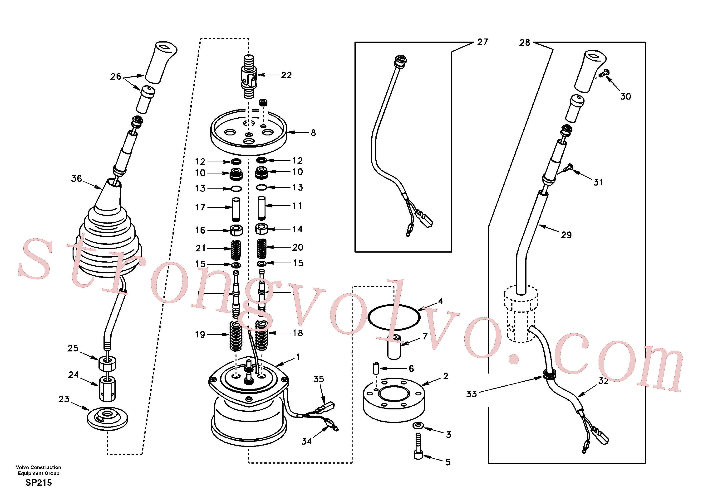 Volvo Montagem VOE14507310 Rmt Cont Valve Acessórios