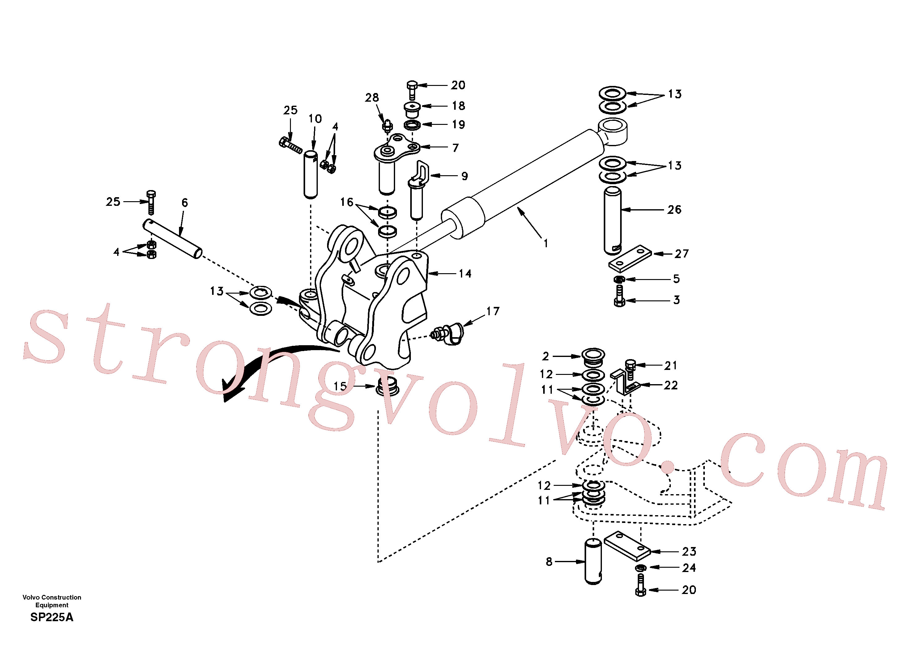 SA1171-30402 Volvo(SP225A Montagem)