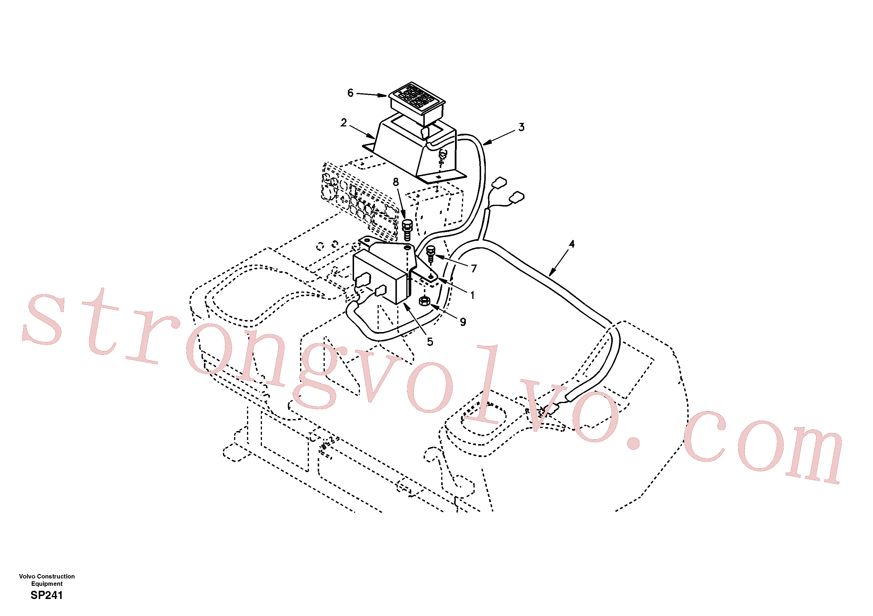 Volvo Montagem VOE14510776 Control Unit Acessórios