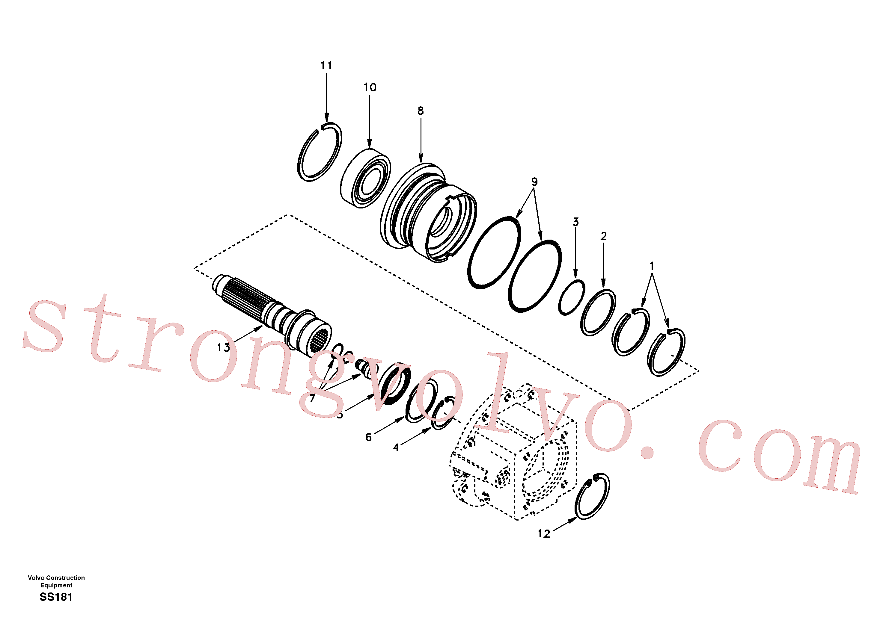 SA8220-02080 Volvo(SS181 Montagem)