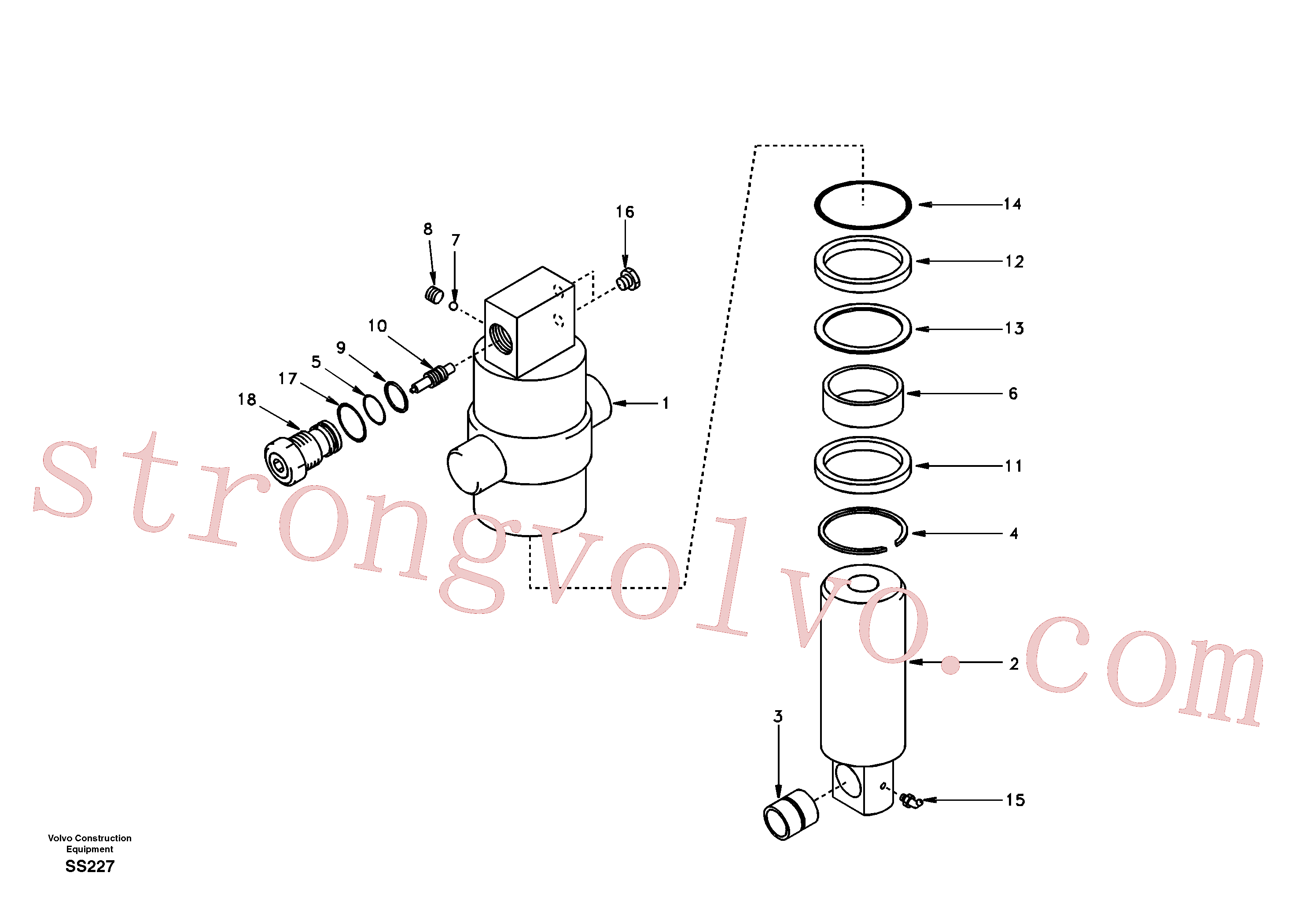 SA1046-03910 Volvo(SS227 Montagem)
