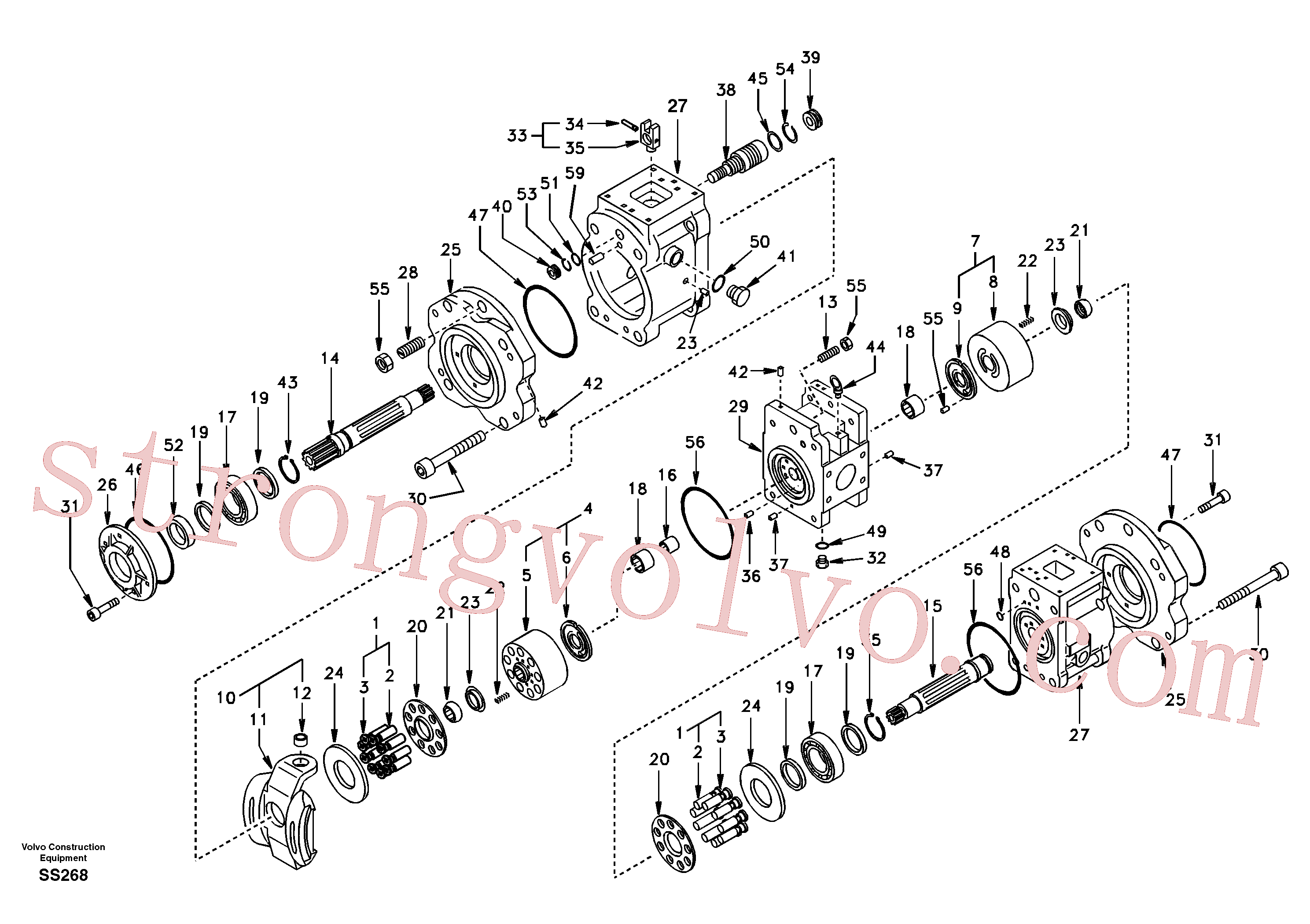 SA8230-25970 Volvo Bomba hidráulica(SS268 Montagem)