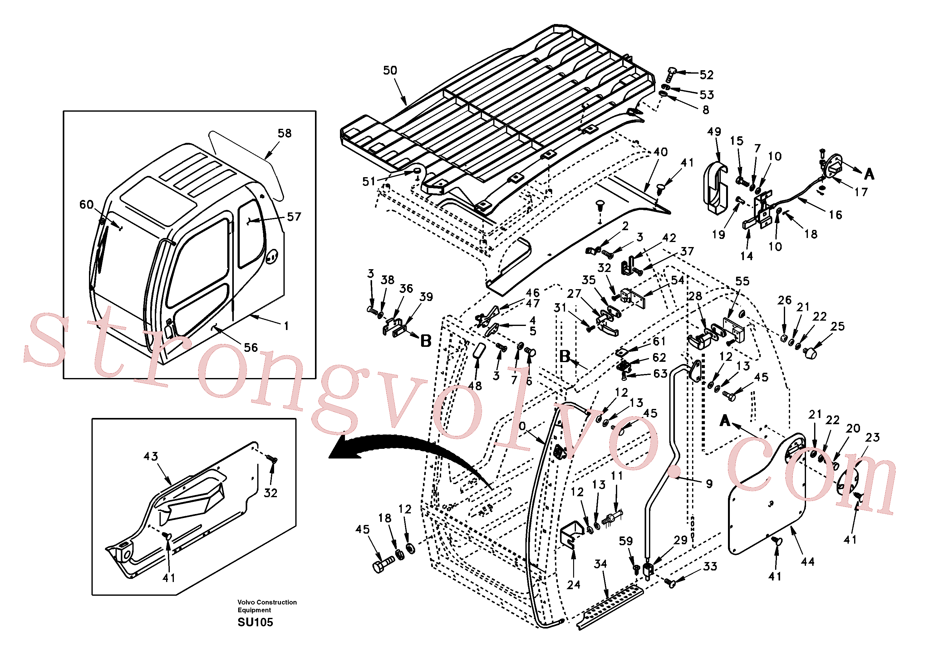 Volvo Montagem SA9011-21007 Parafuso sextavado Acessórios