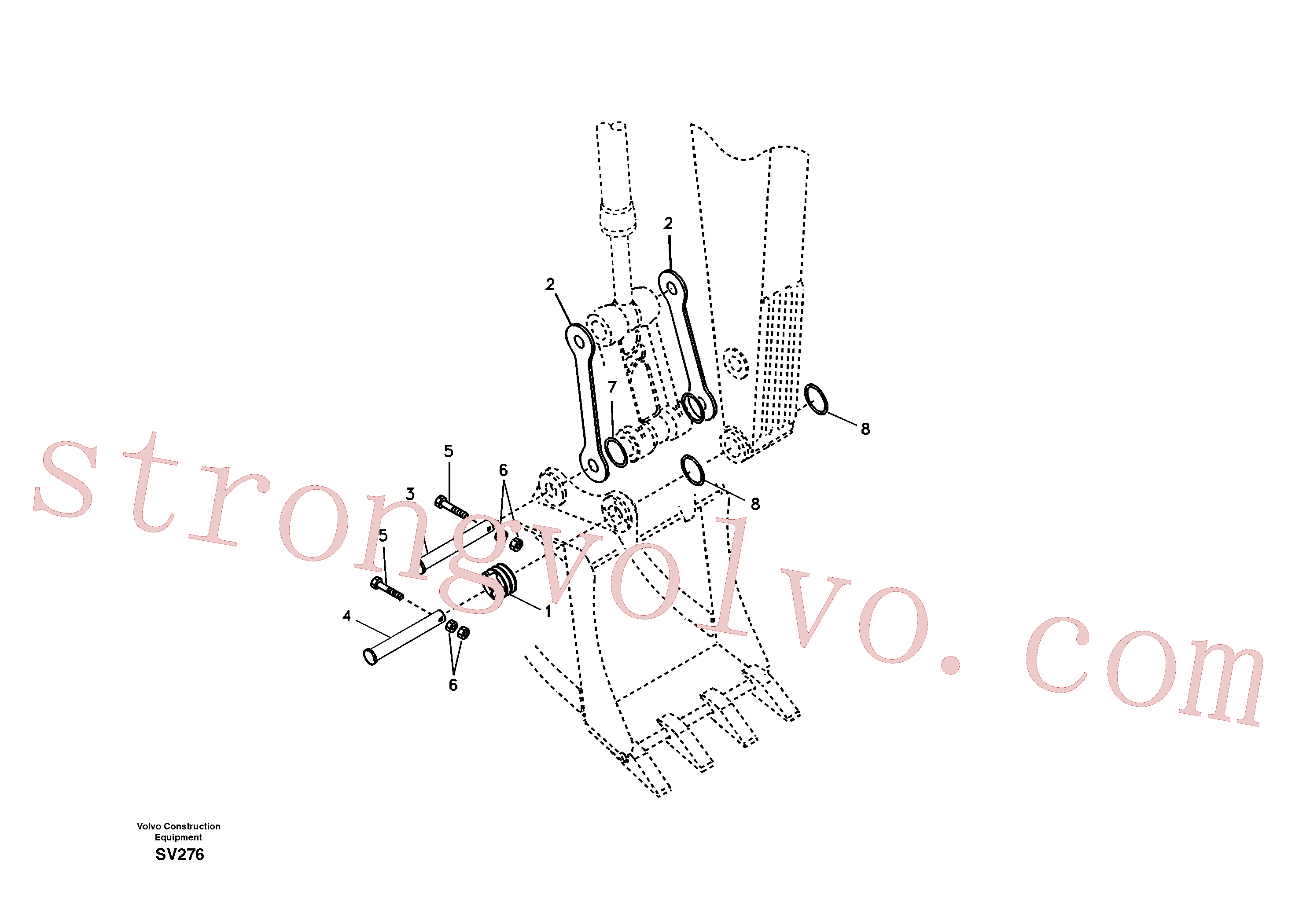 Volvo VOE14549181 Bucket Volvo Acessórios para escavadeira